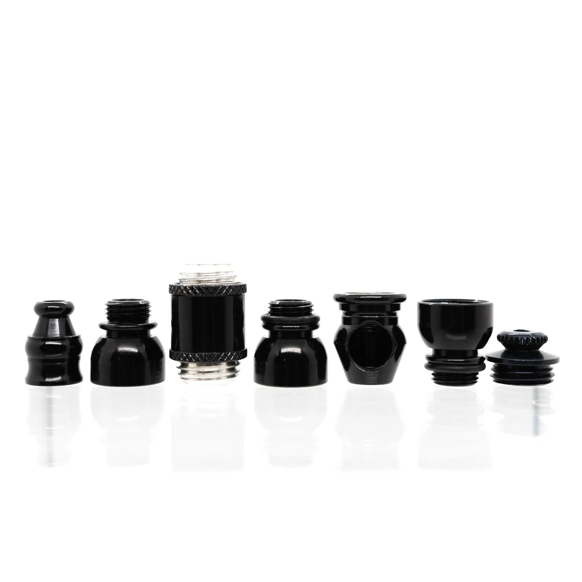 Metal Pipe - Mini - Double Chamber - Black - Image 4