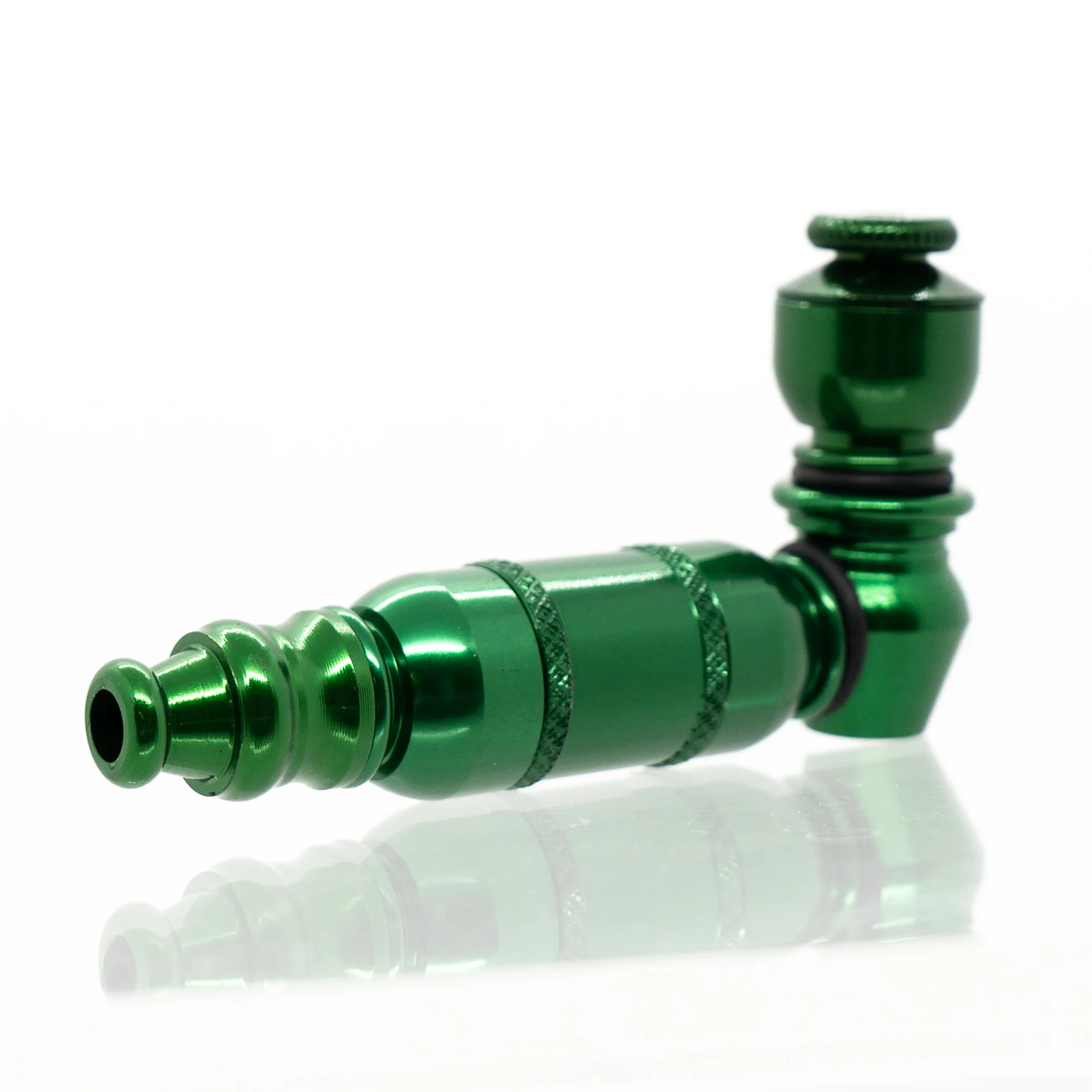 Metal Pipe - Mini - Double Chamber - Green - Image 2