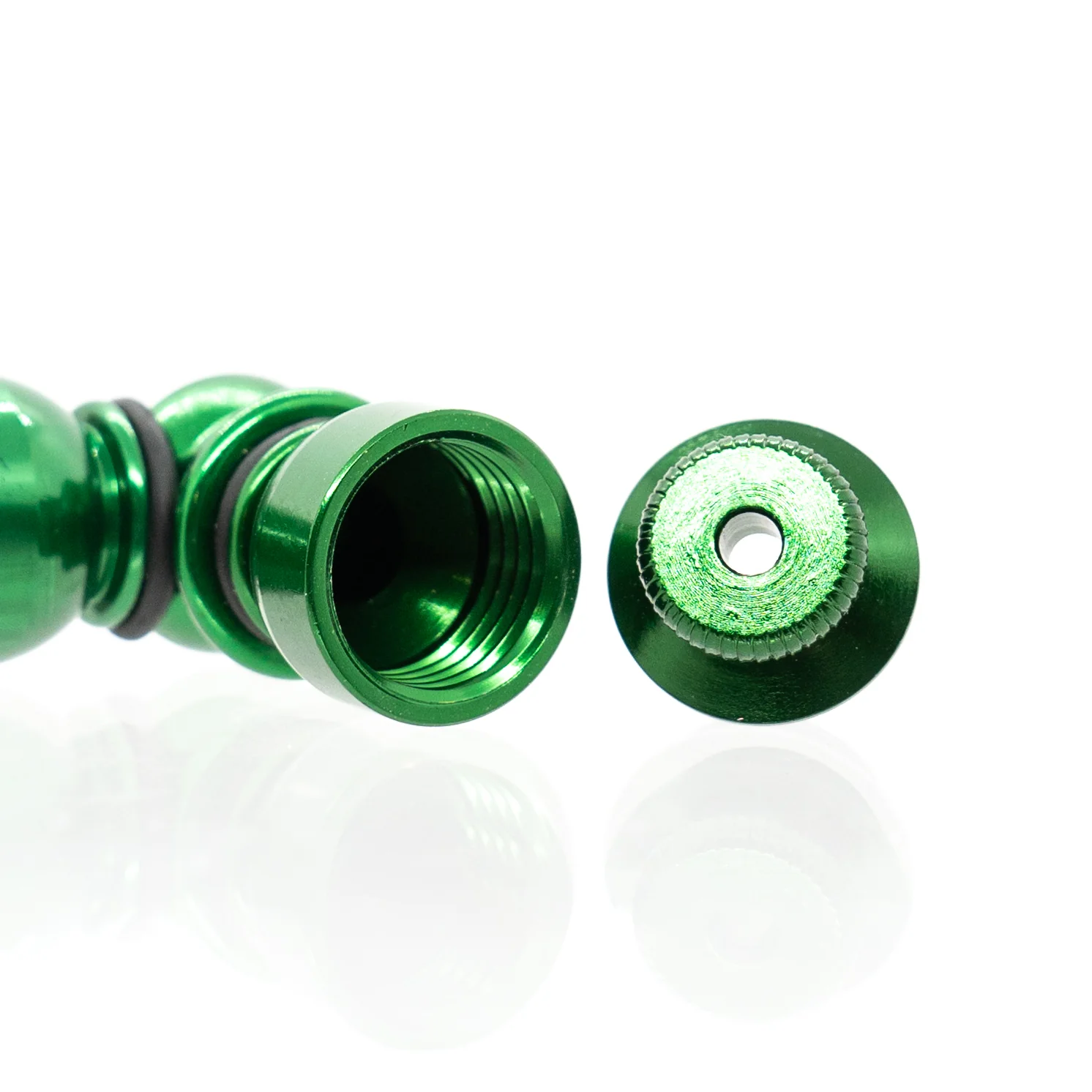 Metal Pipe - Mini - Double Chamber - Green - Image 3