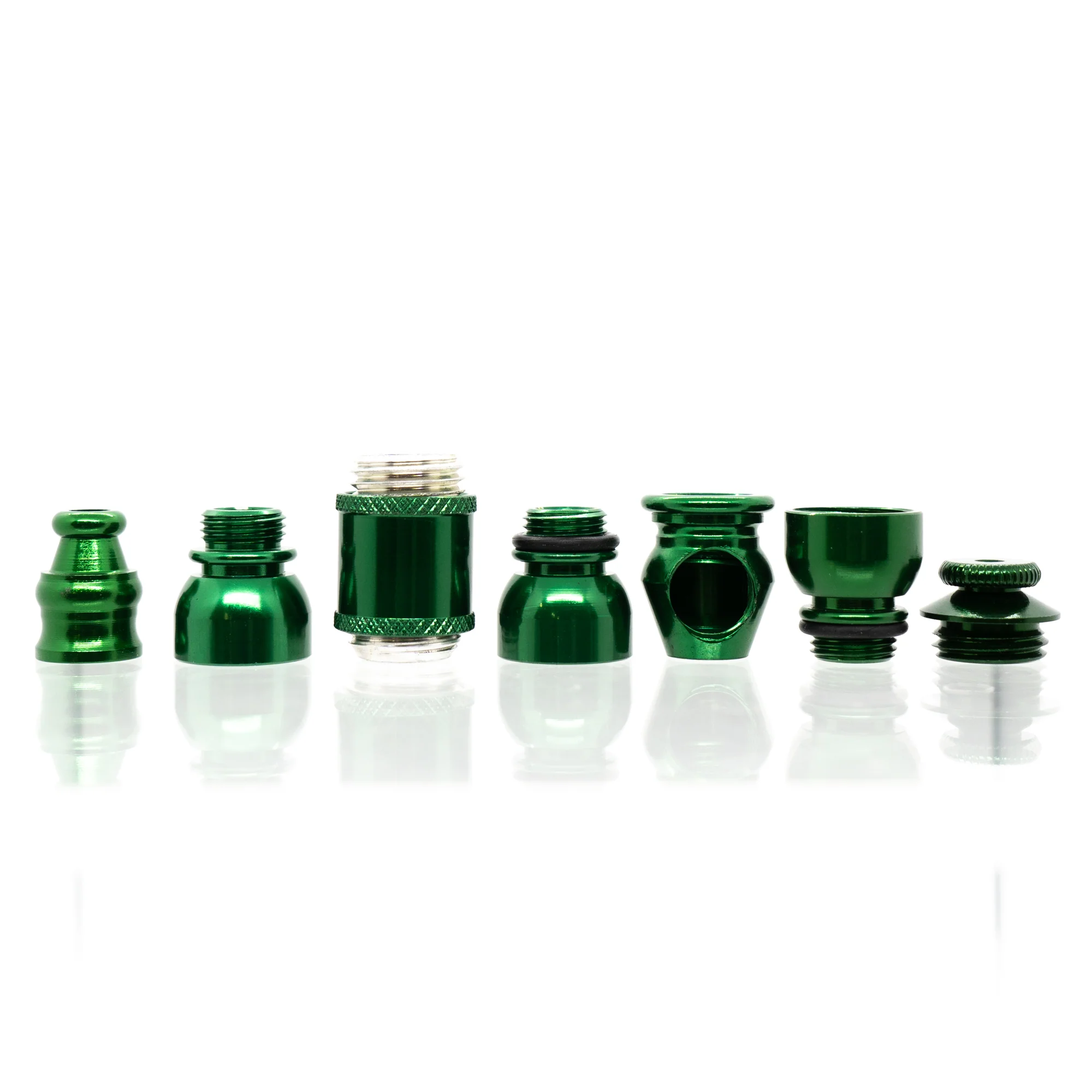 Metal Pipe - Mini - Double Chamber - Green - Image 4