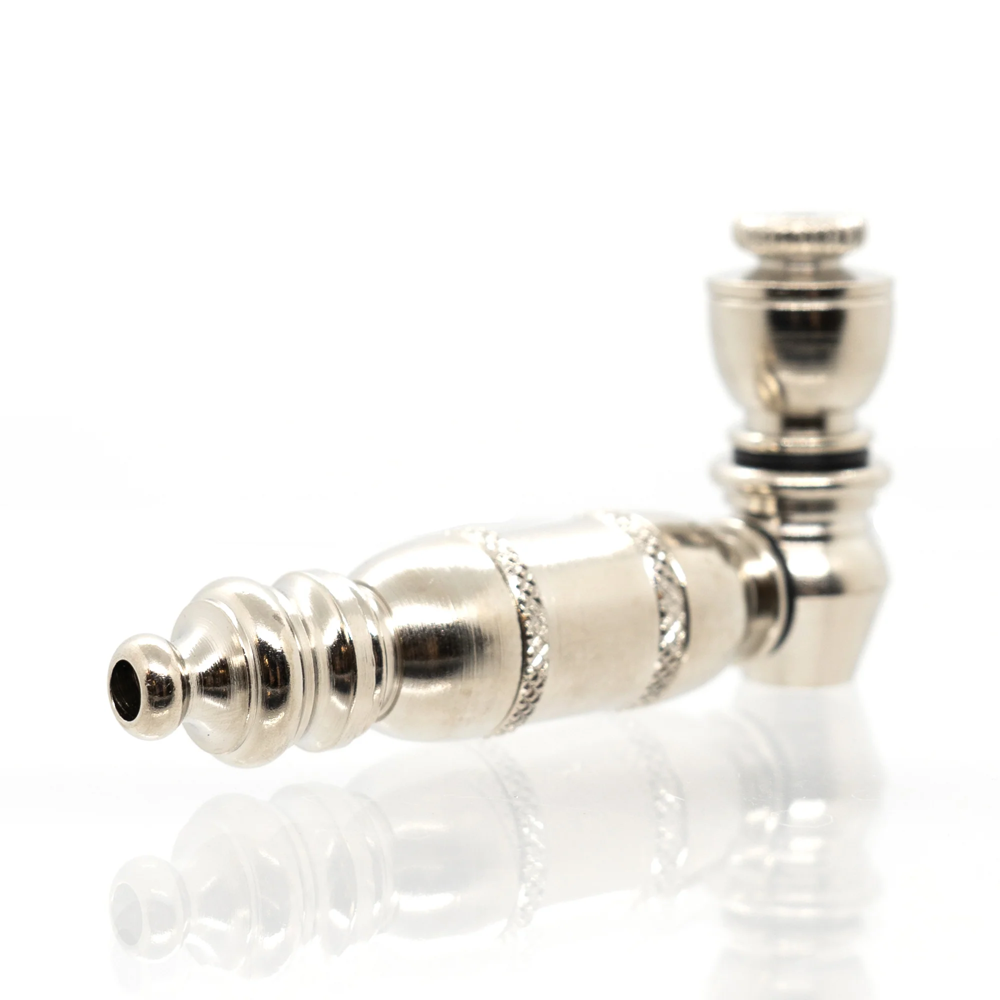 Metal Pipe - Mini - Double Chamber - Nickel - Image 2
