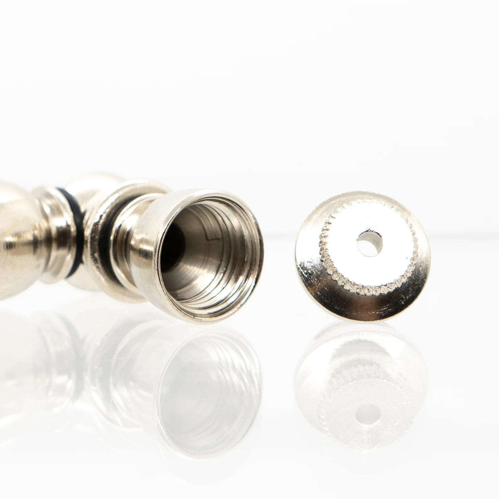 Metal Pipe - Mini - Double Chamber - Nickel - Image 3