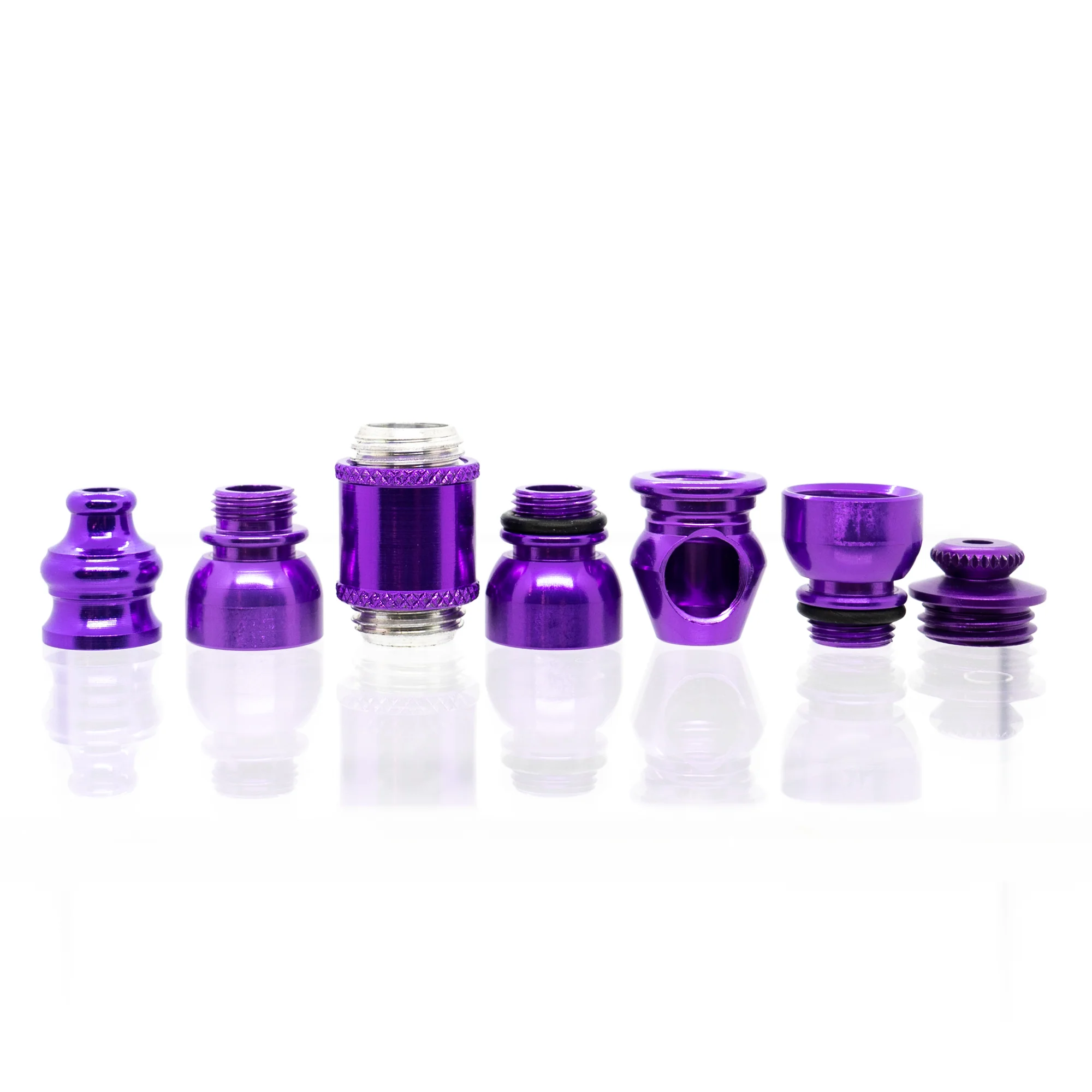 Metal Pipe - Mini - Double Chamber - Purple - Image 4