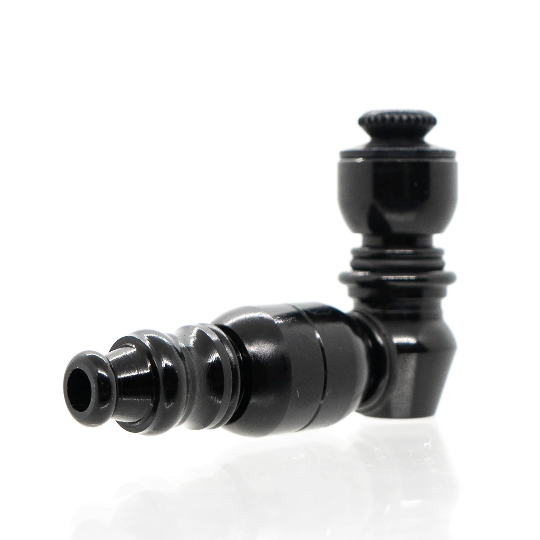 Metal Pipe - Mini - Single Chamber - Black - Image 2
