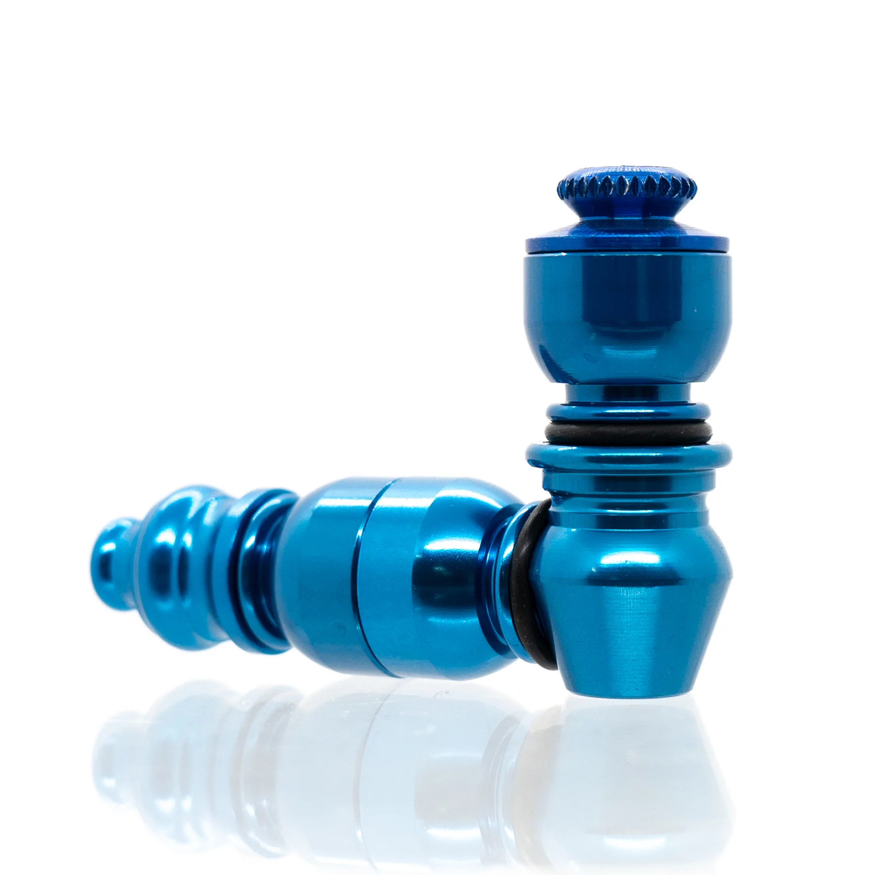 Metal Pipe - Mini - Single Chamber - Blue