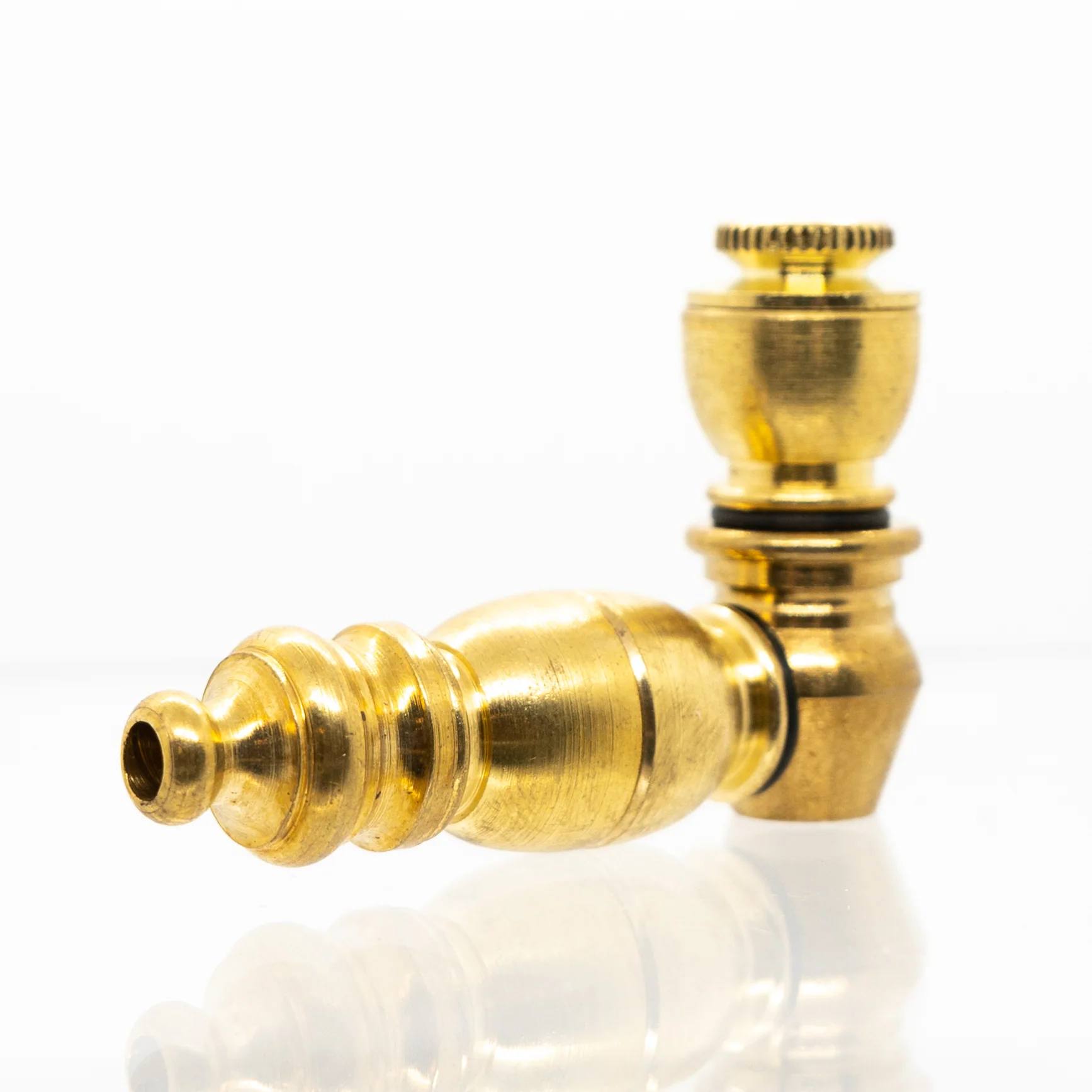 Metal Pipe - Mini - Single Chamber - Brass - Image 2