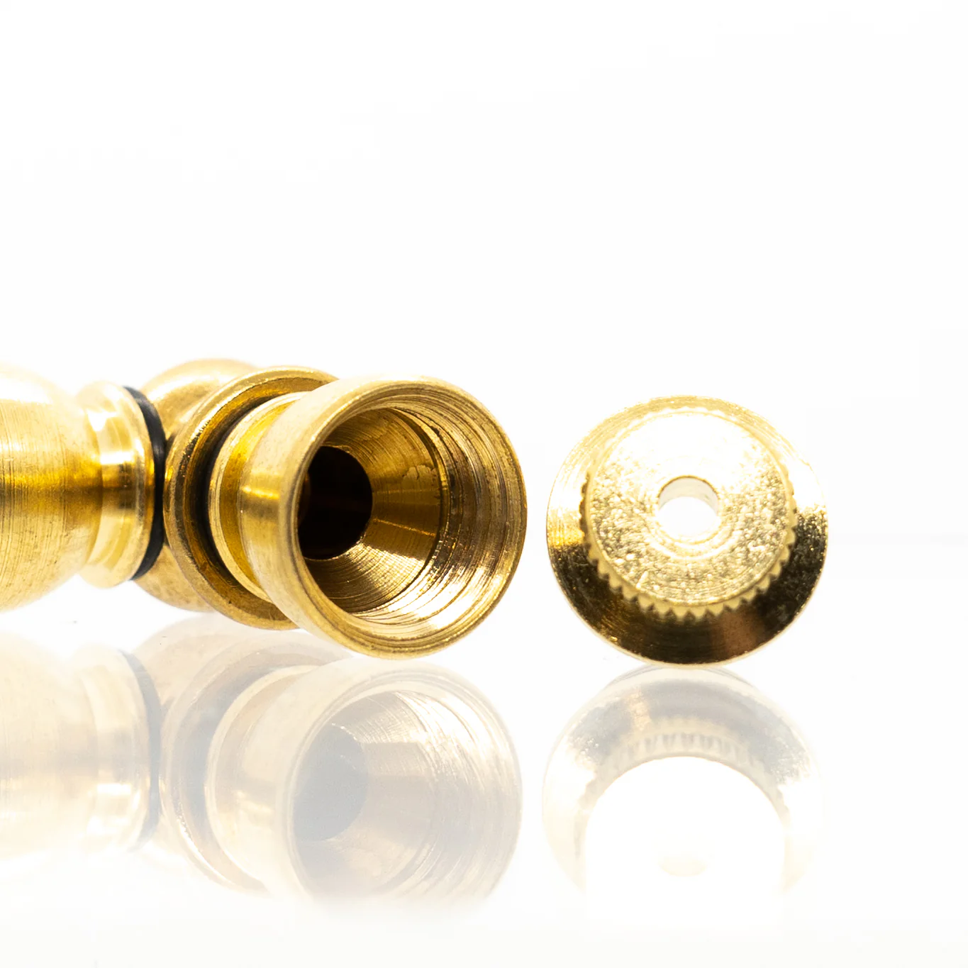 Metal Pipe - Mini - Single Chamber - Brass - Image 3