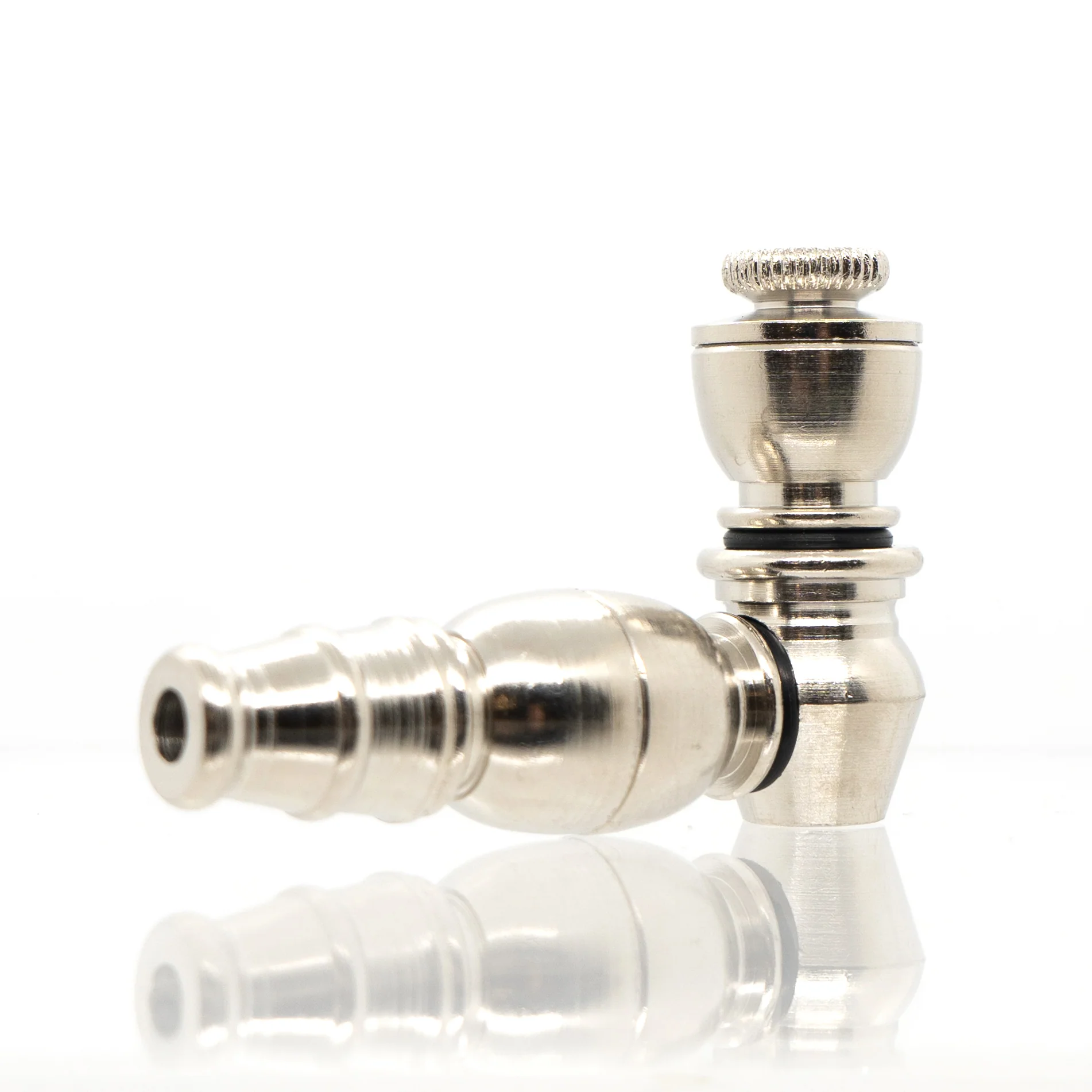 Metal Pipe - Mini - Single Chamber - Nickel - Image 2