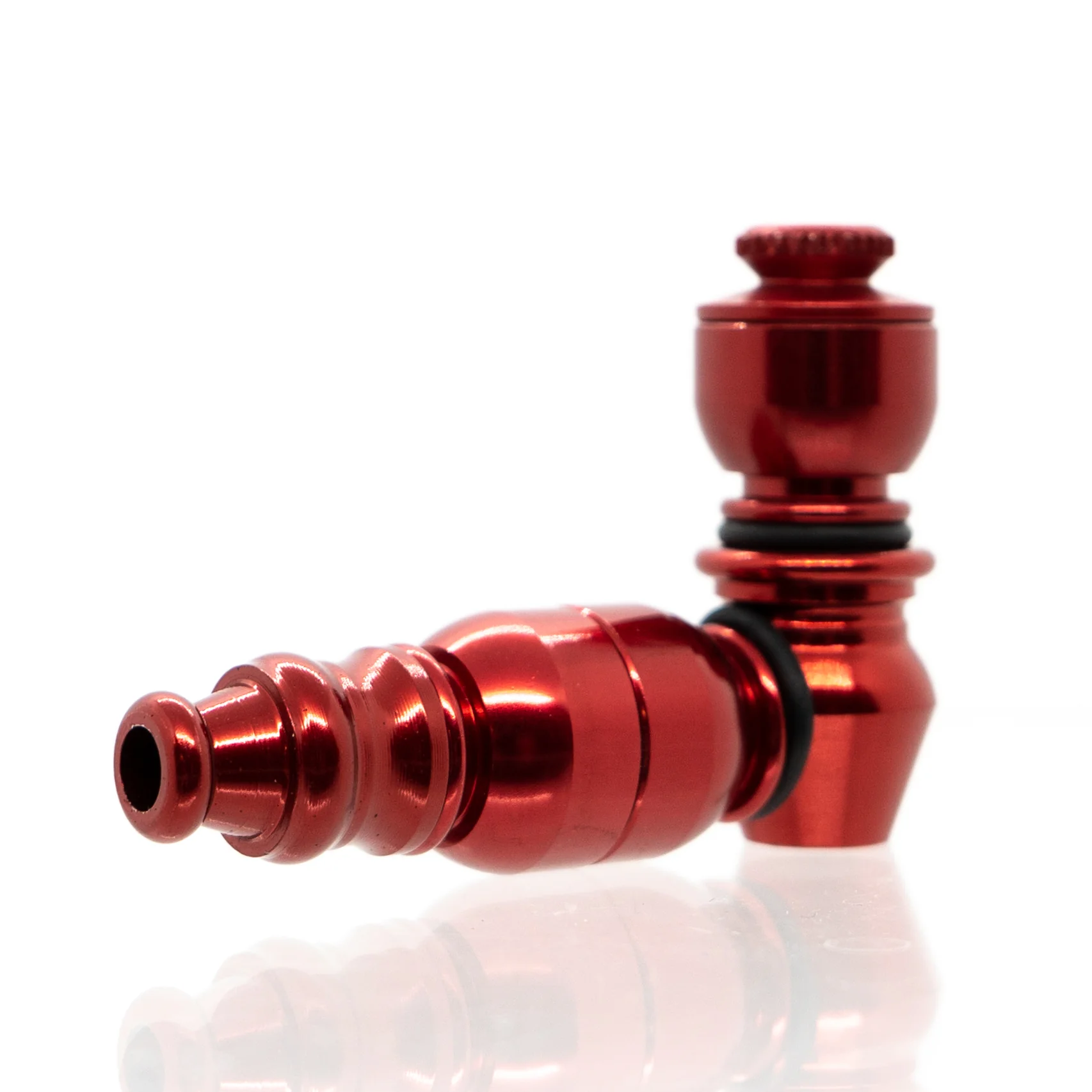 Metal Pipe - Mini - Single Chamber - Red - Image 2