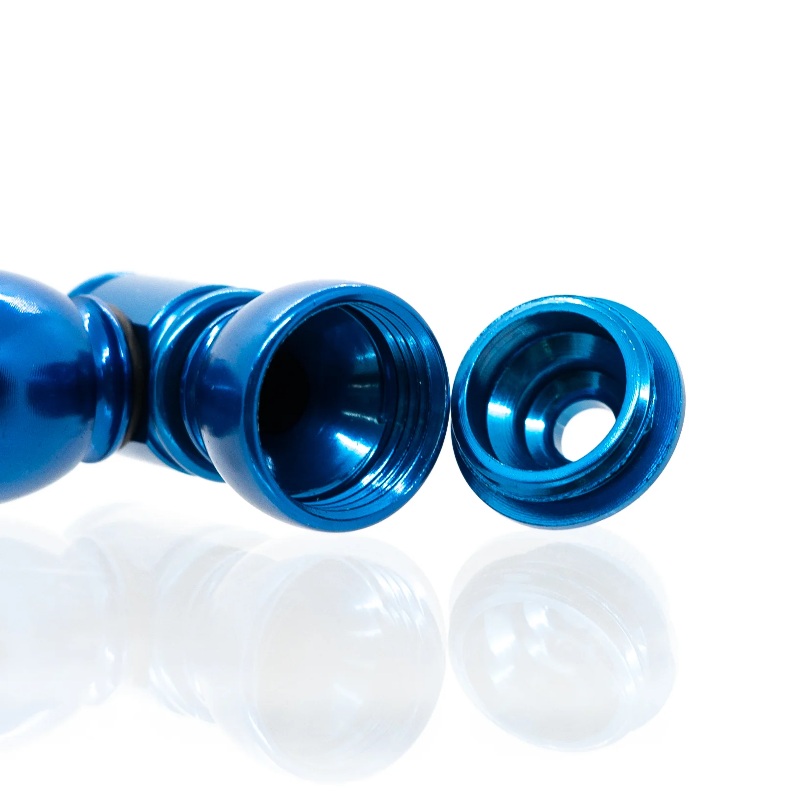 Metal Pipe - Standard - Double Chamber - Blue - Image 3