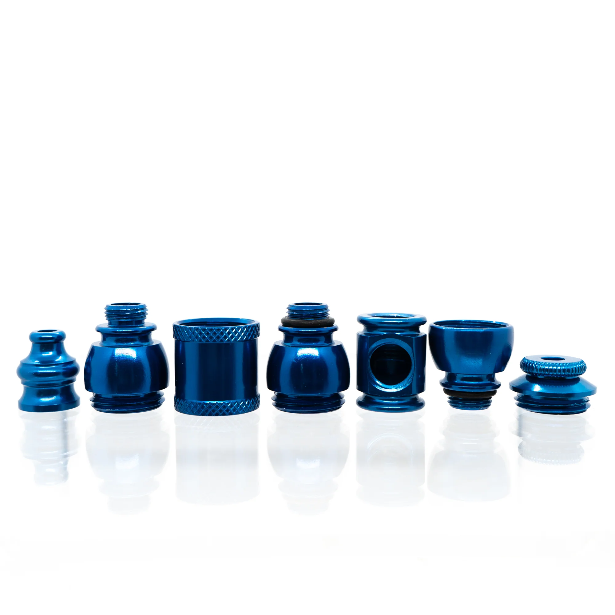Metal Pipe - Standard - Double Chamber - Blue - Image 4