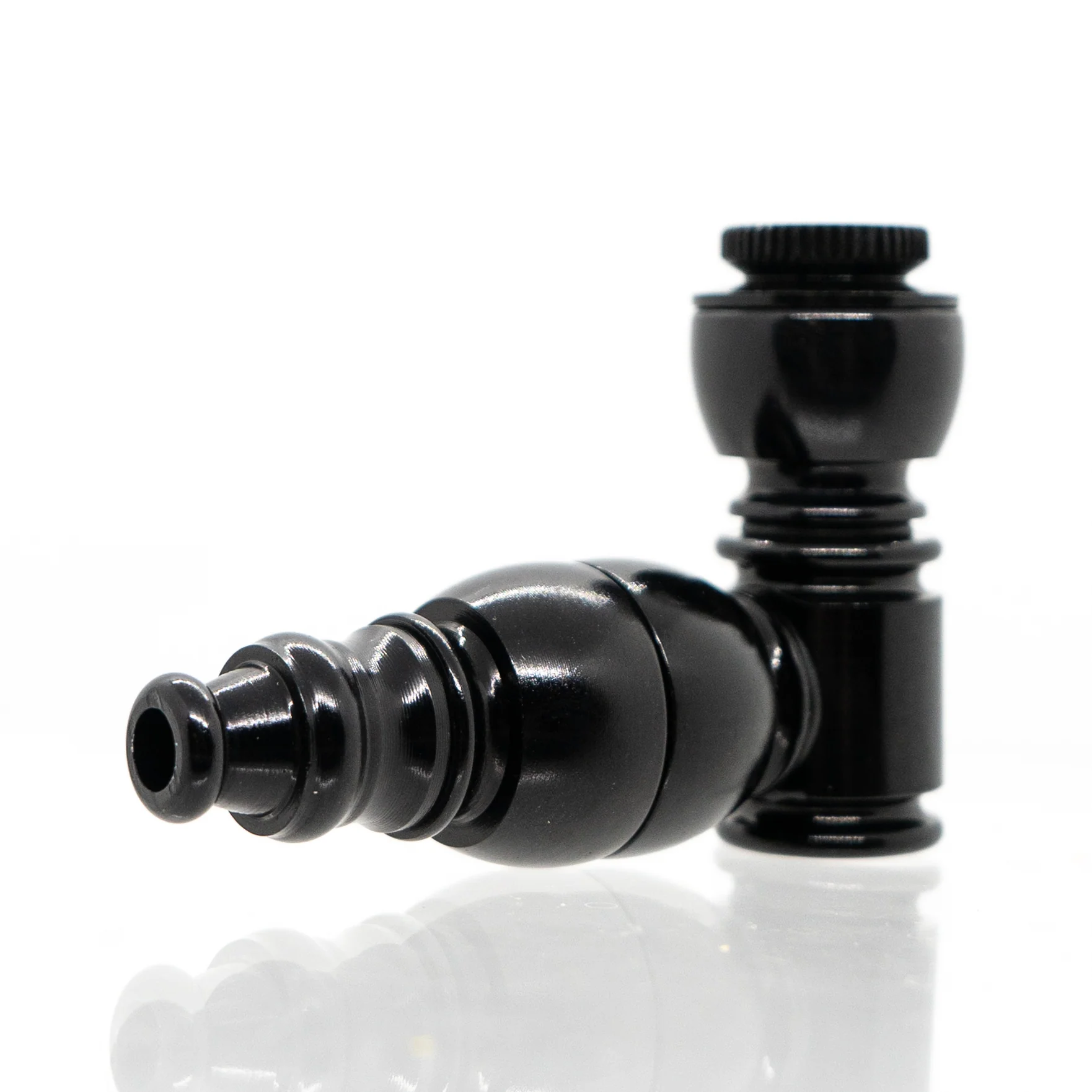 Metal Pipe - Standard - Single Chamber - Black - Image 2