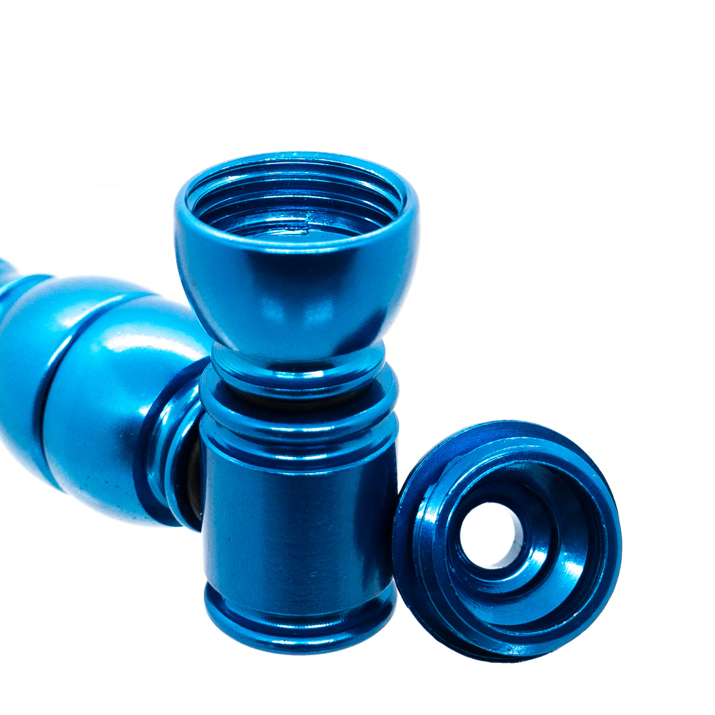 Metal Pipe - Standard - Single Chamber - Blue - Image 3