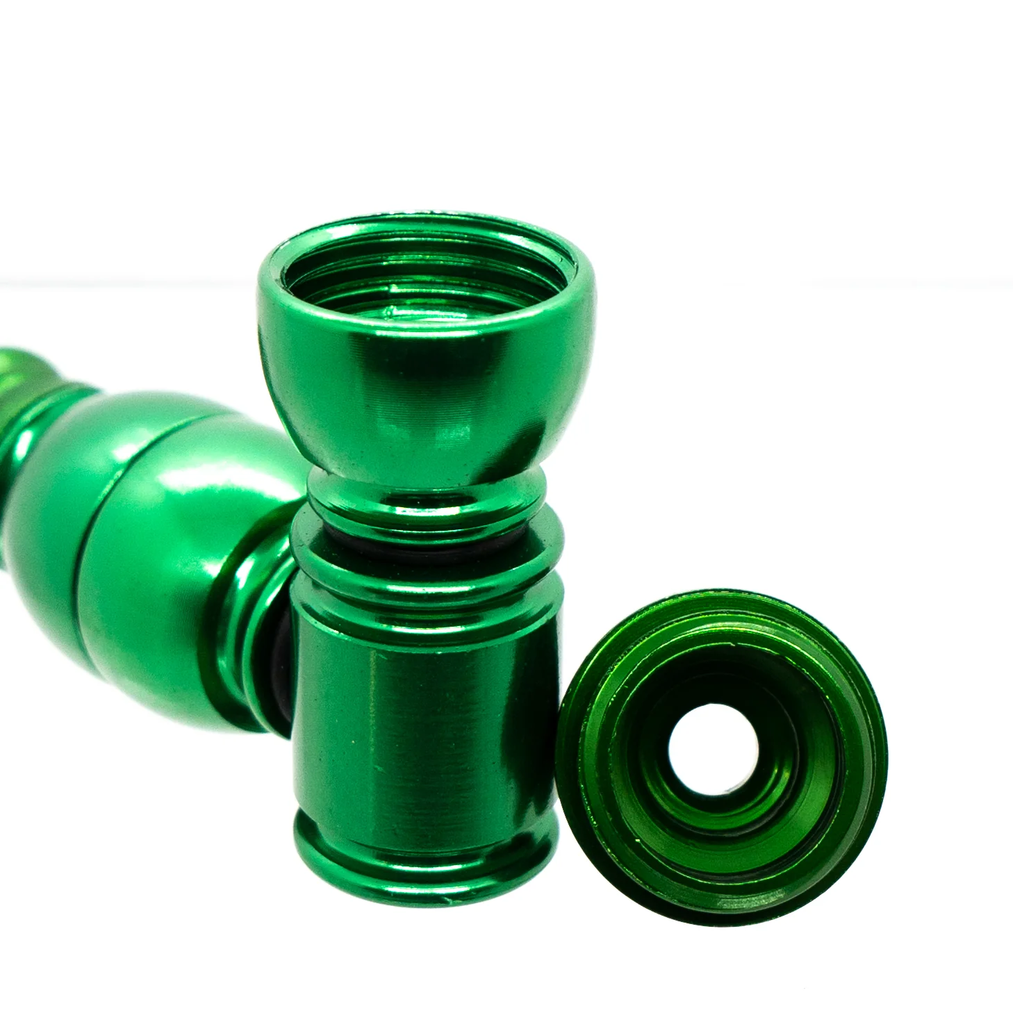 Metal Pipe - Standard - Single Chamber - Green - Image 3