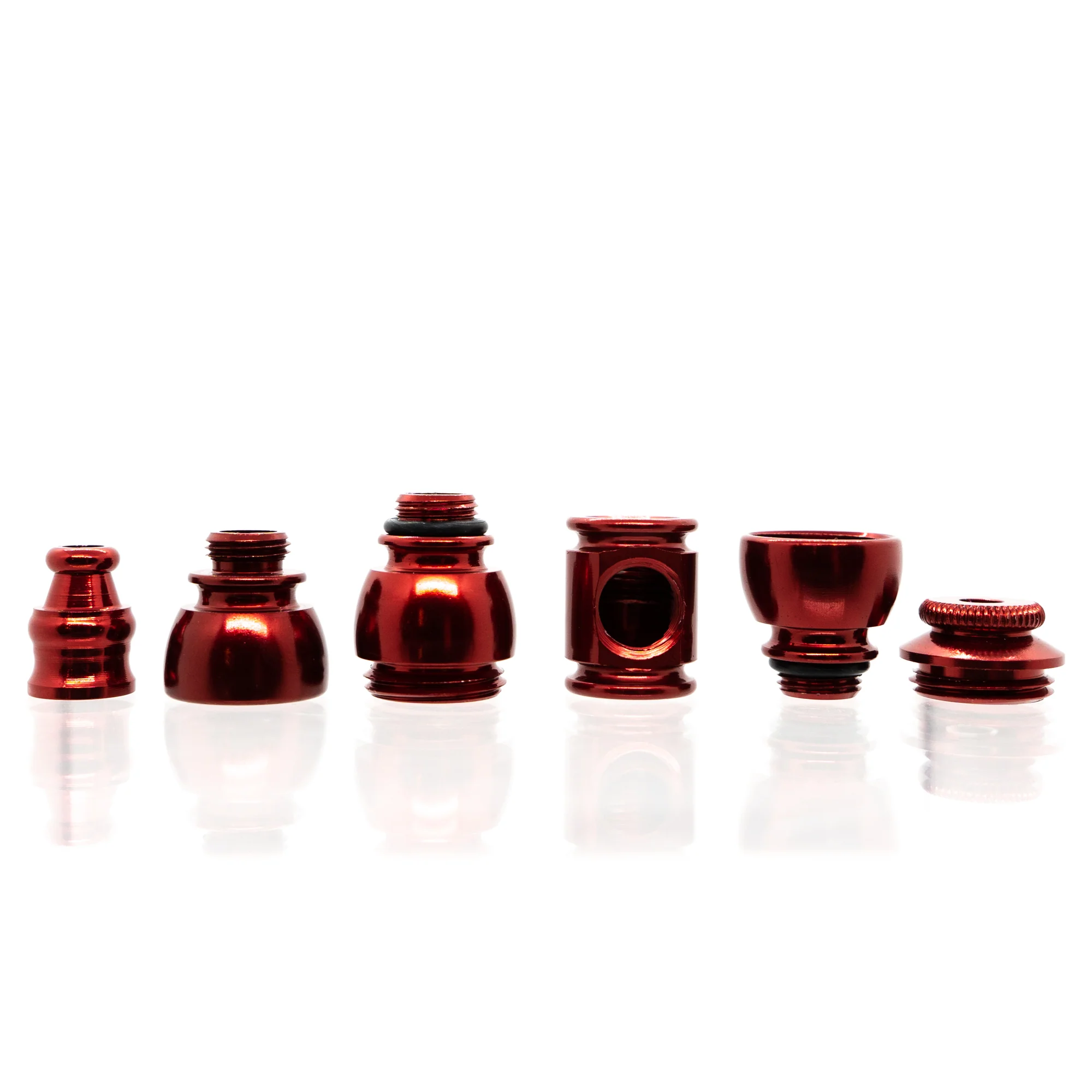 Metal Pipe - Standard - Single Chamber - Red - Image 4