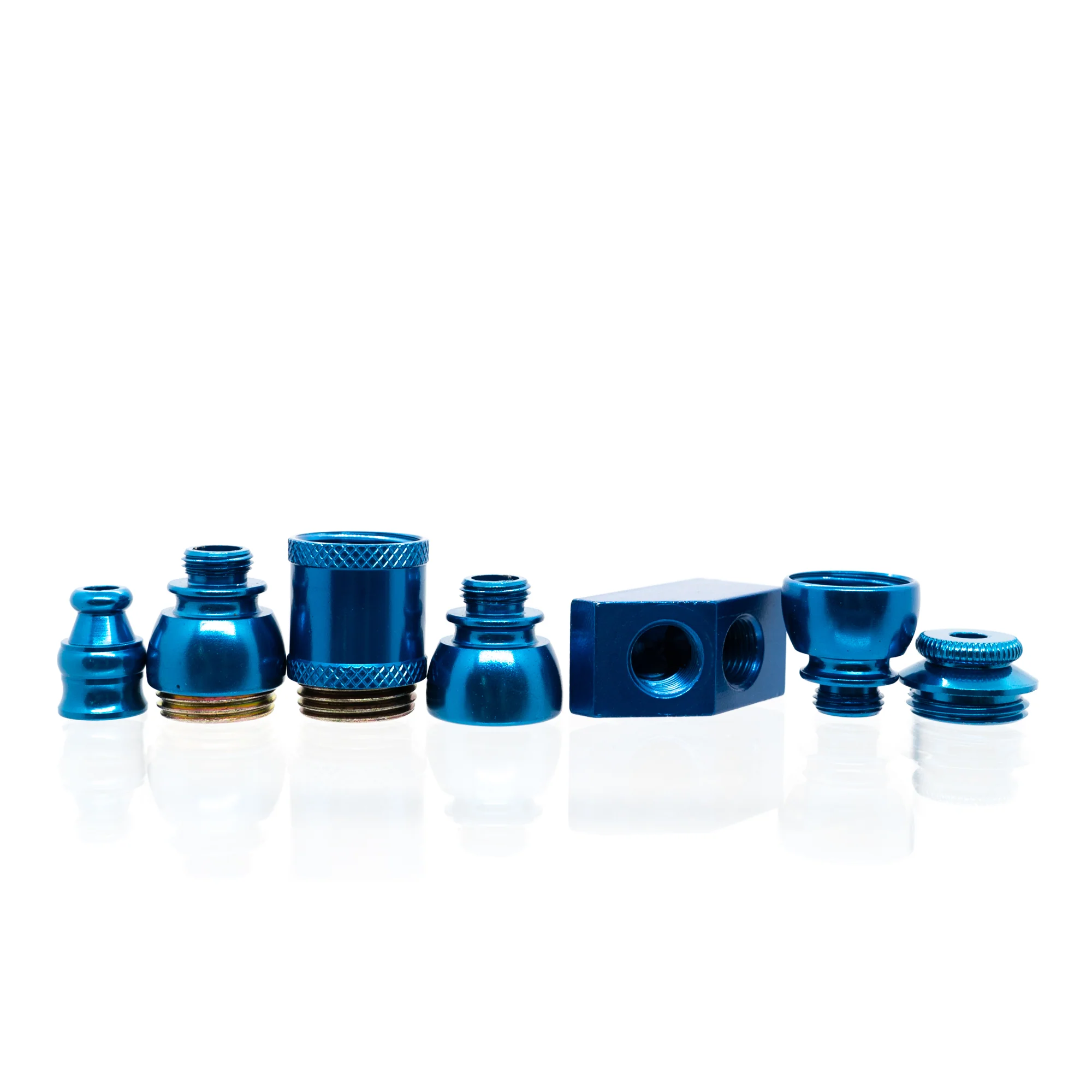 Metal Pipe - Stand Up - Double Chamber - Blue - Image 4