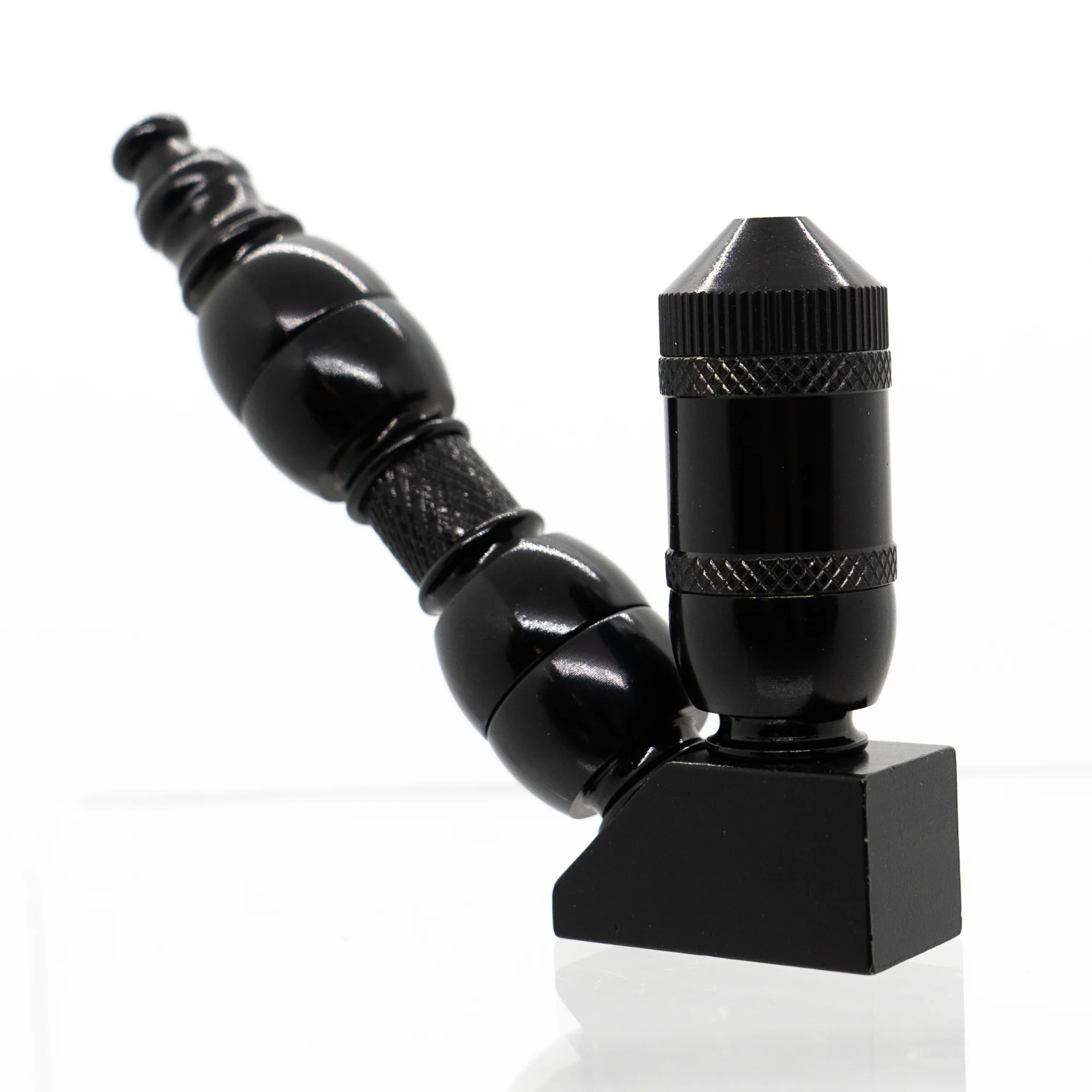 Metal Pipe - Stand Up - Triple Chamber - Black