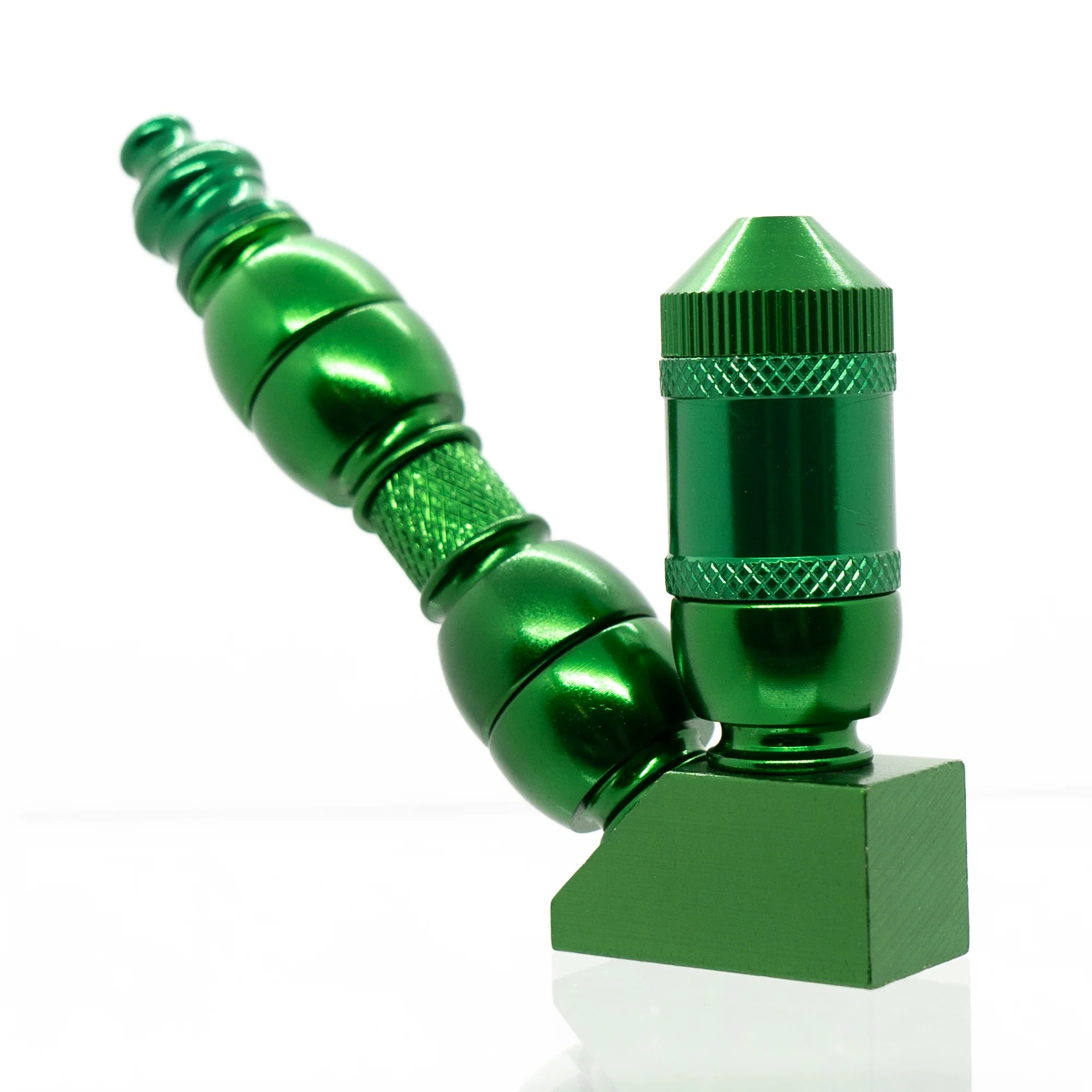 Metal Pipe - Stand Up - Triple Chamber - Green
