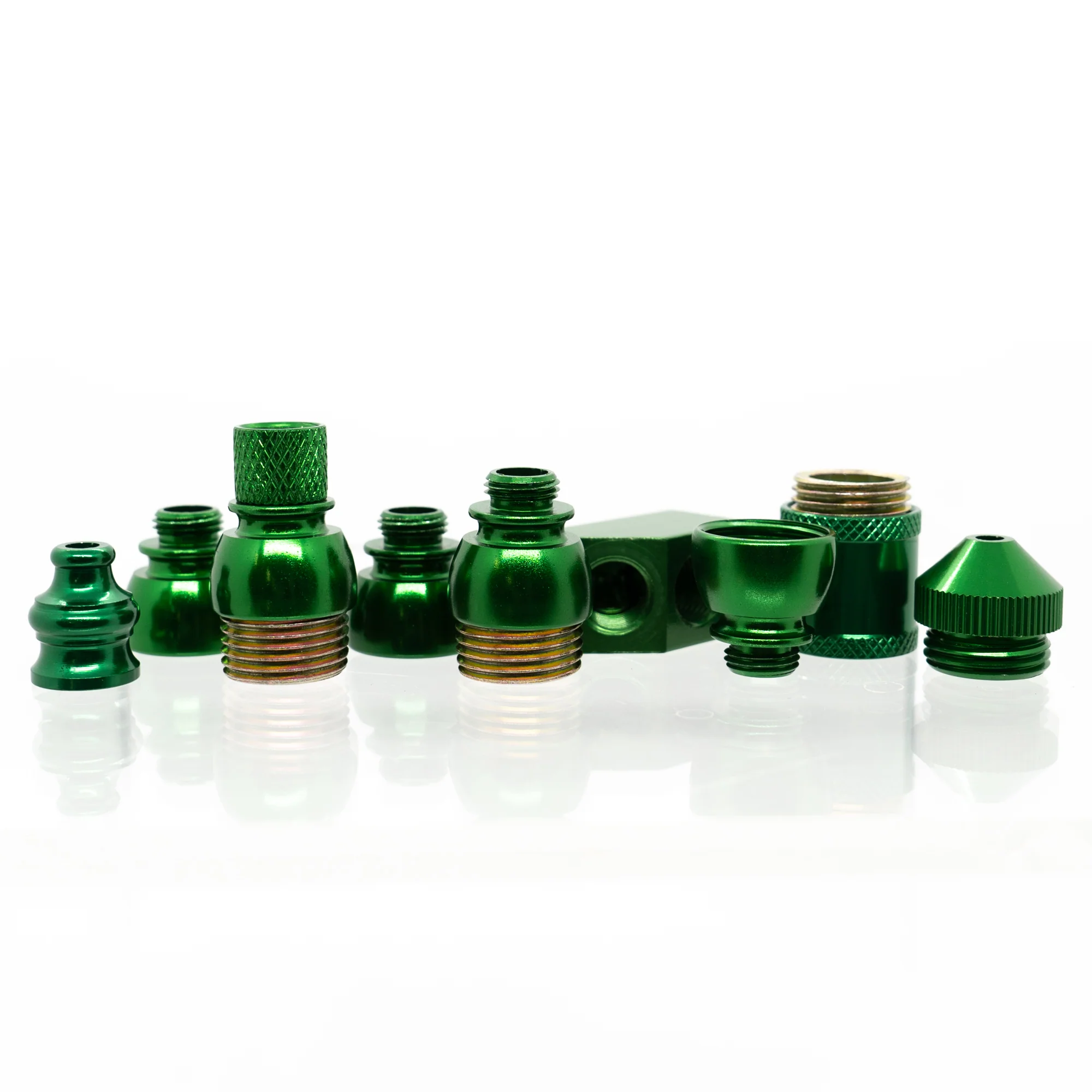 Metal Pipe - Stand Up - Triple Chamber - Green - Image 4