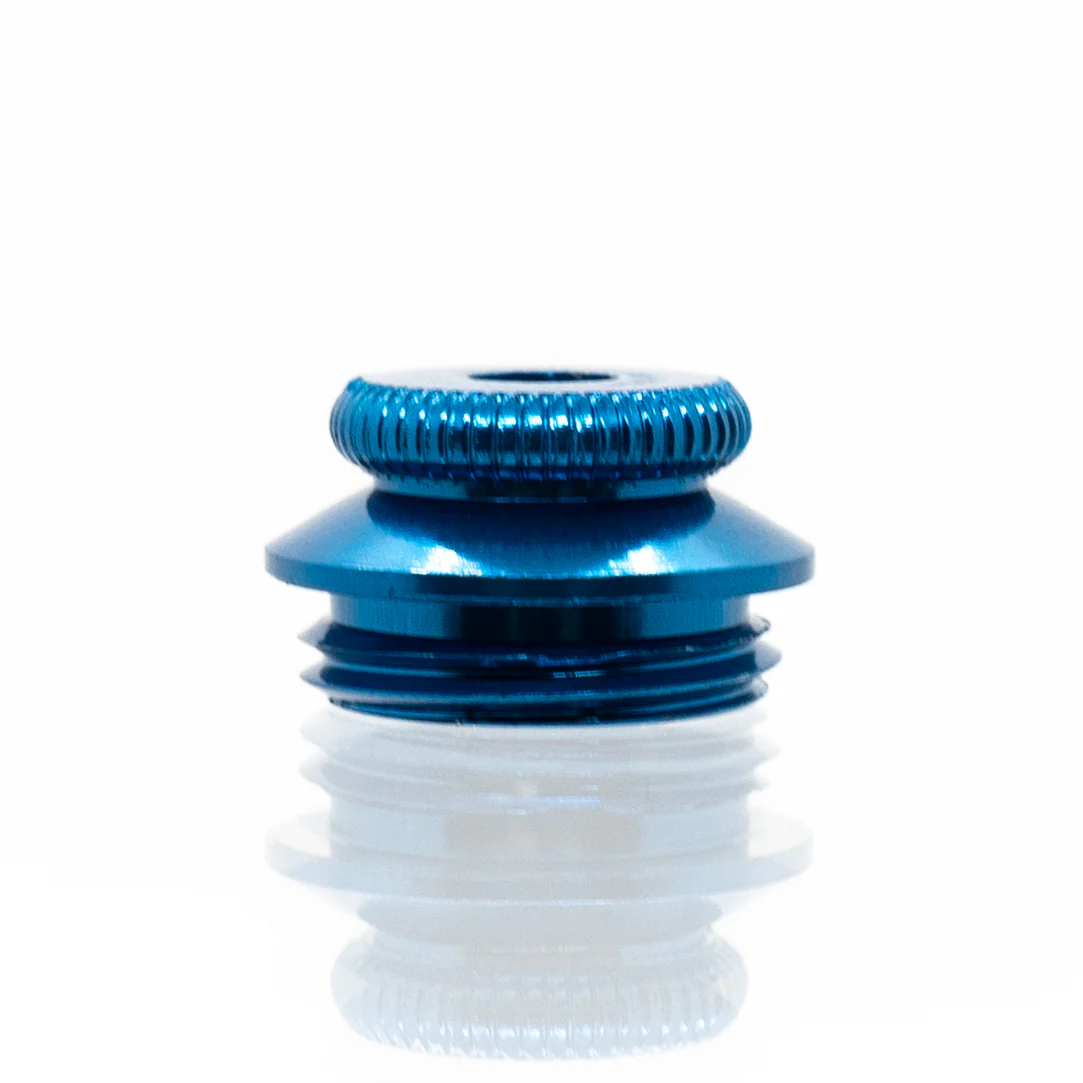 Metal Pipe Cap - Blue