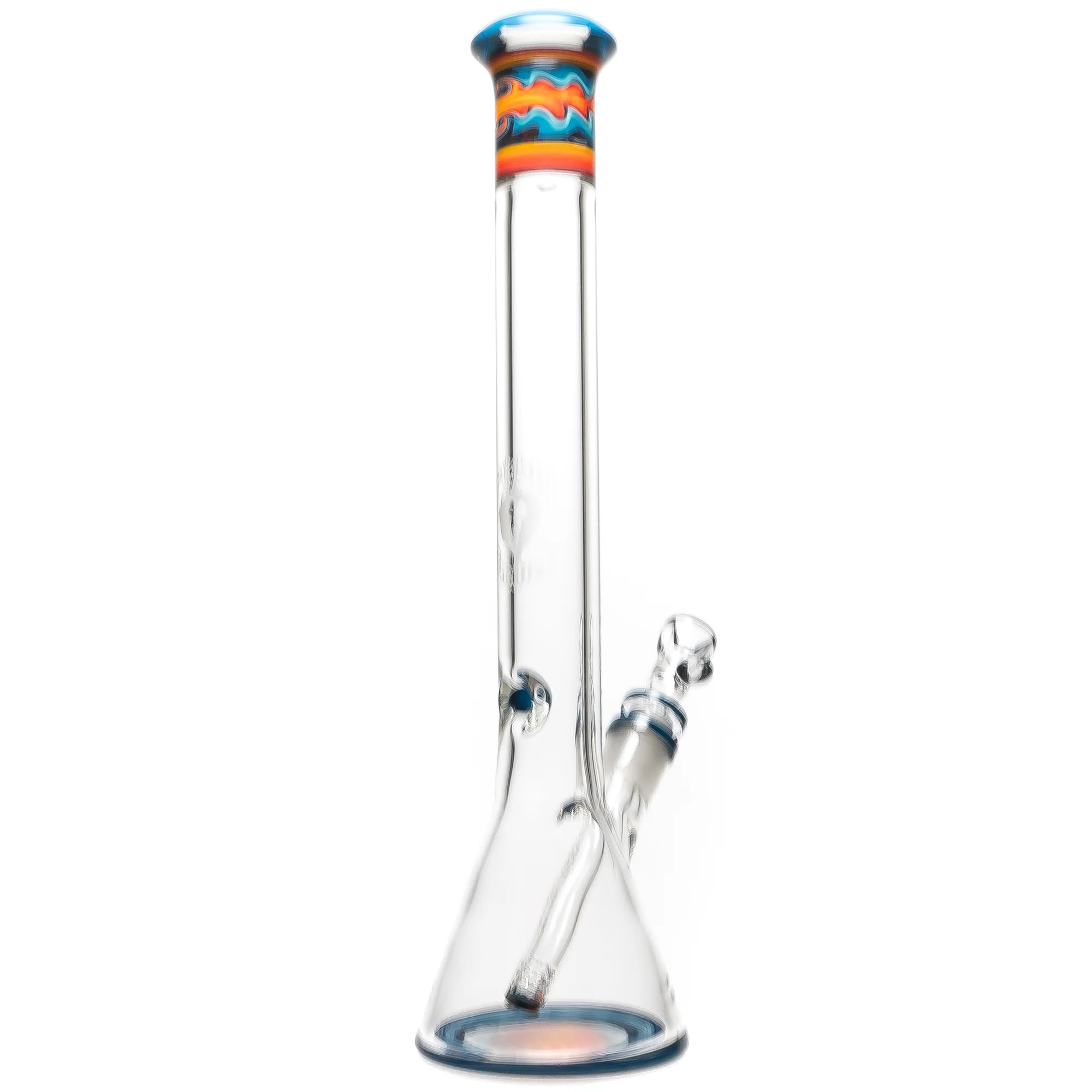 Mighty Chalice - 15" Beaker - 40x7 - Fire & Ice Linework #2 - Image 2