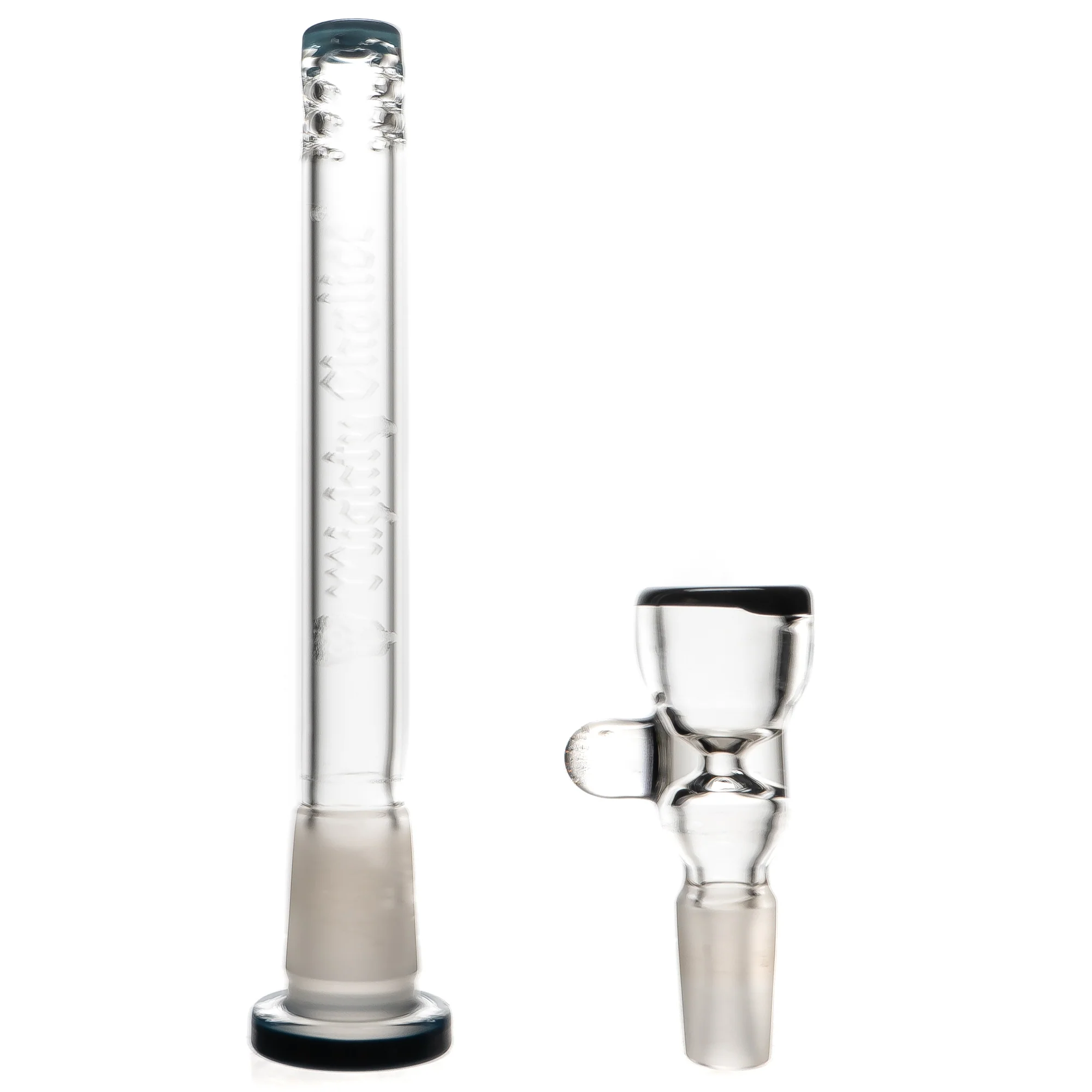 Mighty Chalice - 15" Beaker - 40x7 - Fire & Ice Linework #2 - Image 7