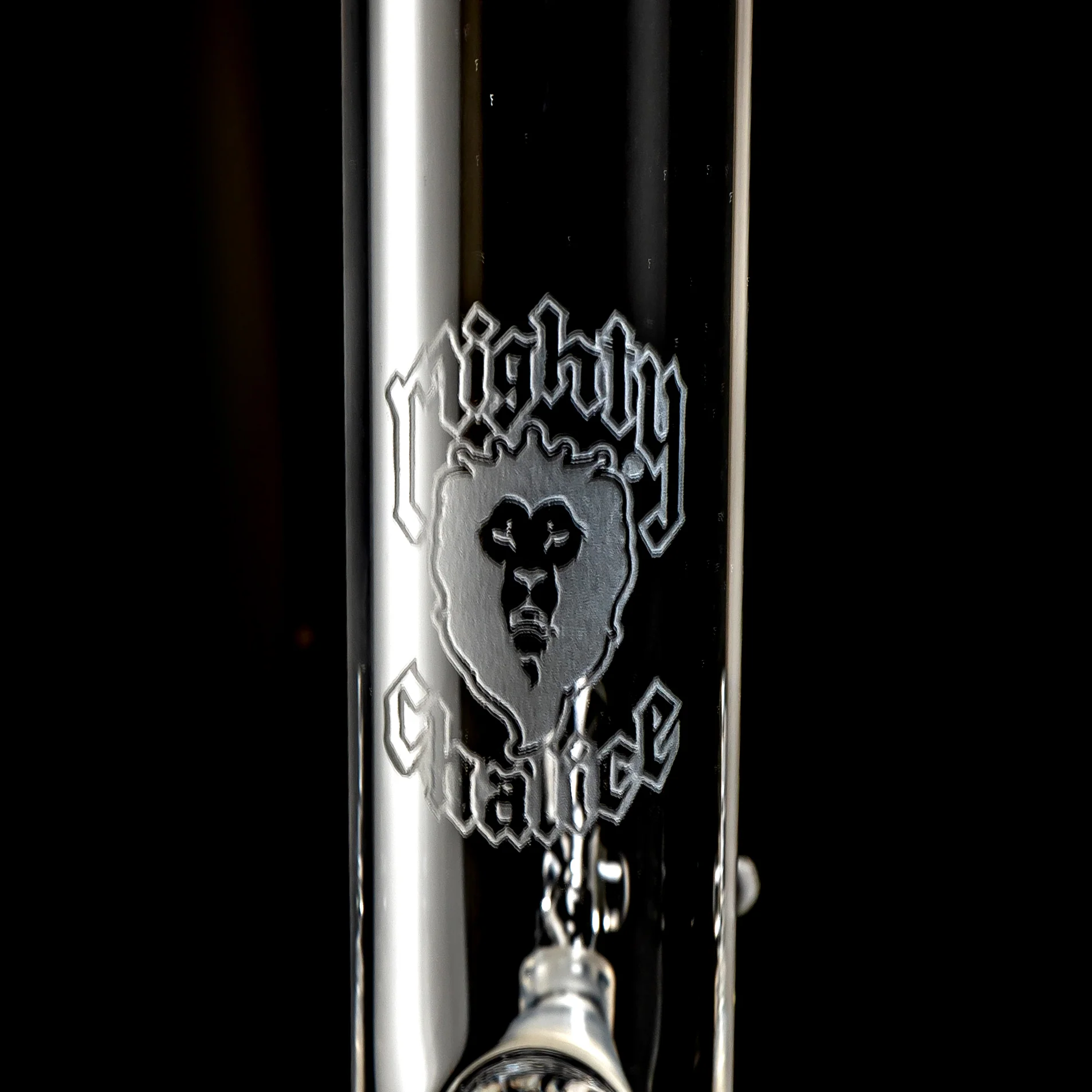 Mighty Chalice - 15" Beaker - 40x7 - Fire & Ice Linework - Image 2