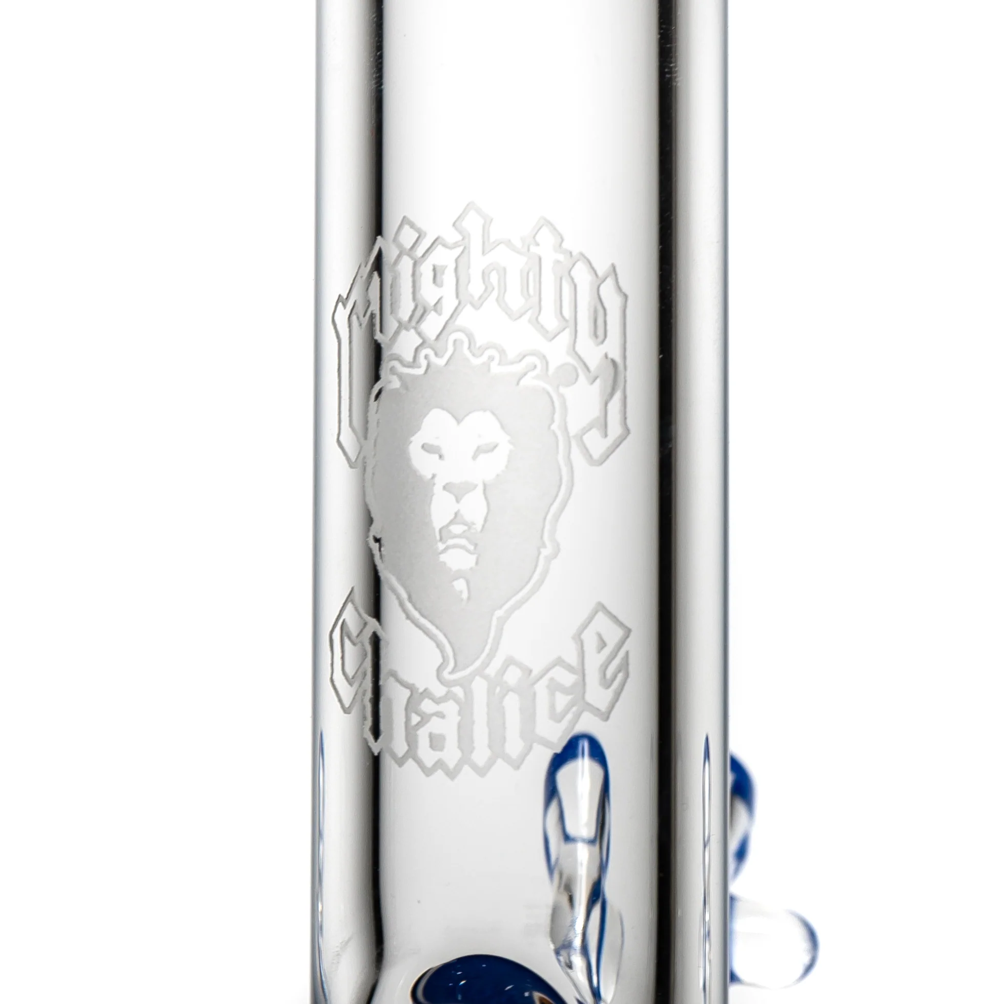 Mighty Chalice - 15" Beaker - 40x7 - Purple & Fire Linework - Image 3