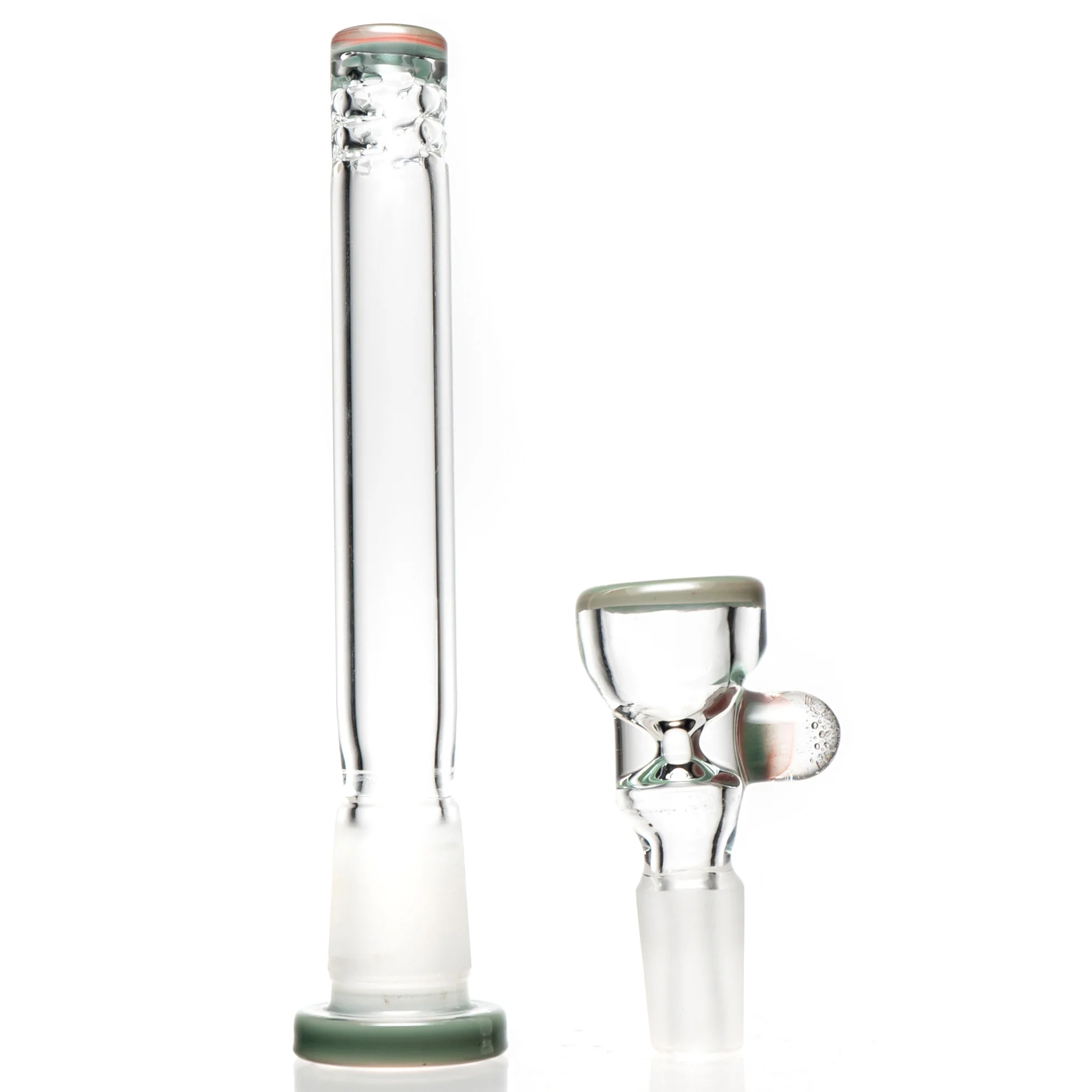 Mighty Chalice - 16" Beaker -12 Arm Tree - 40x7 - Mint & Metal Fleck Linework - Image 9