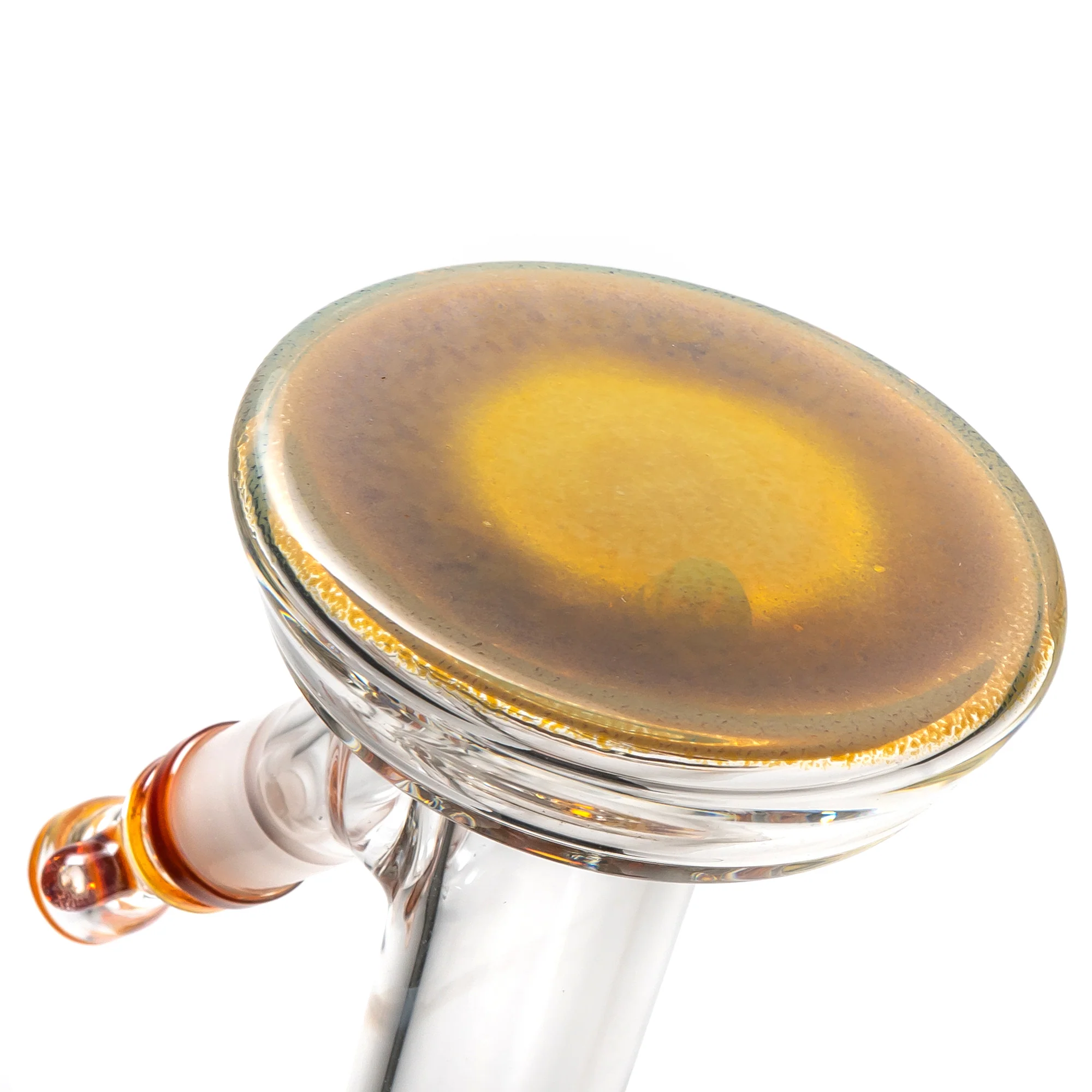 Mighty Chalice - 16" Hybrid Tube - 40x7 - Amber Purple Accents - Image 5