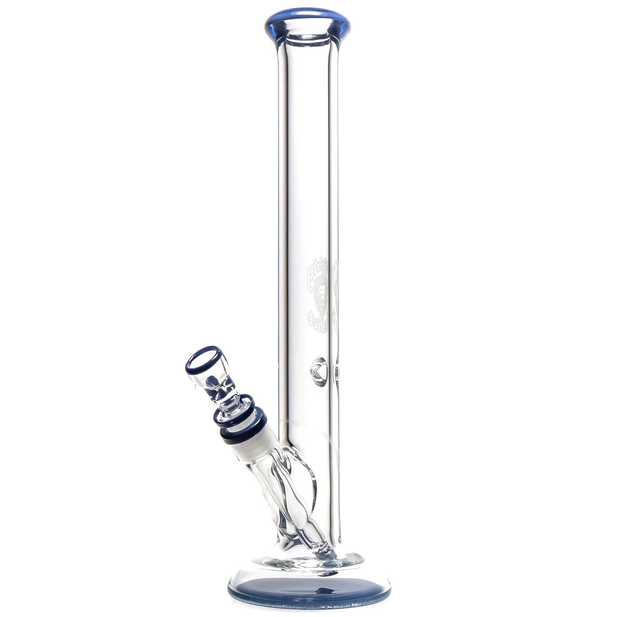 Mighty Chalice - 16" Hybrid Tube - 40x7 - Dark Purple Accents