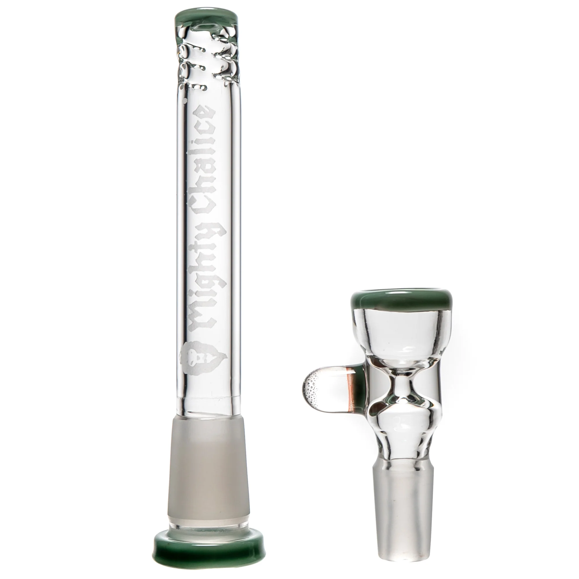 Mighty Chalice - 16" Straight - 45x7 - Green Amber Mix Accents - Image 7