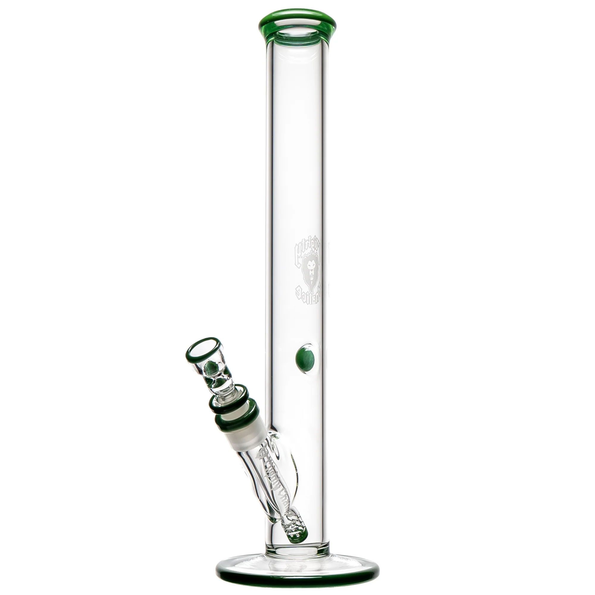Mighty Chalice - 16" Straight - 45x7 - Sparkle Jade Green Accents