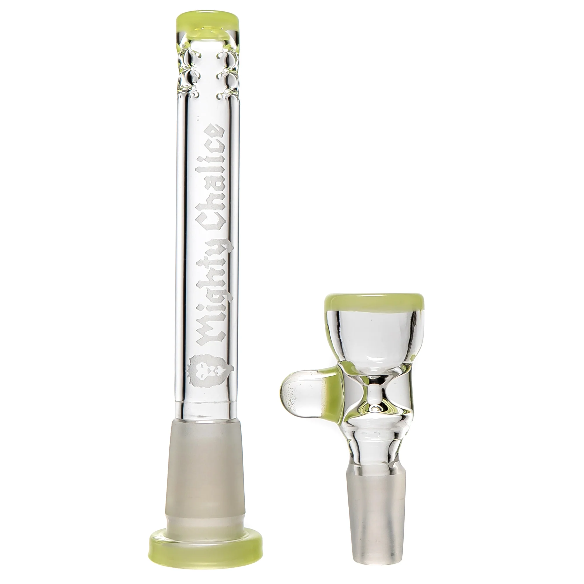 Mighty Chalice - 16" Straight - 45x7 - Transparent Yellow Accents - Image 3