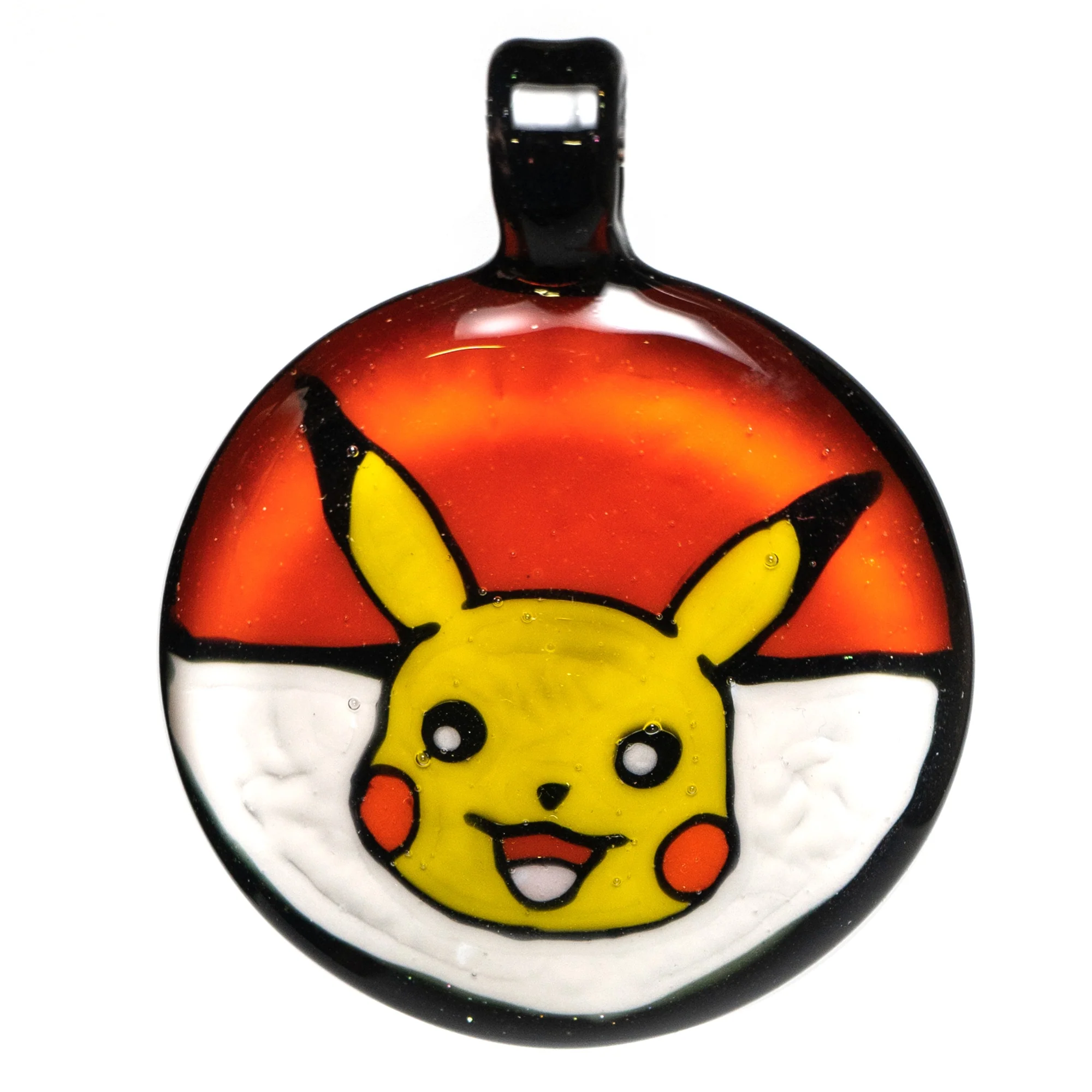 Miyaki - Pikachu over Pokeball Pendant