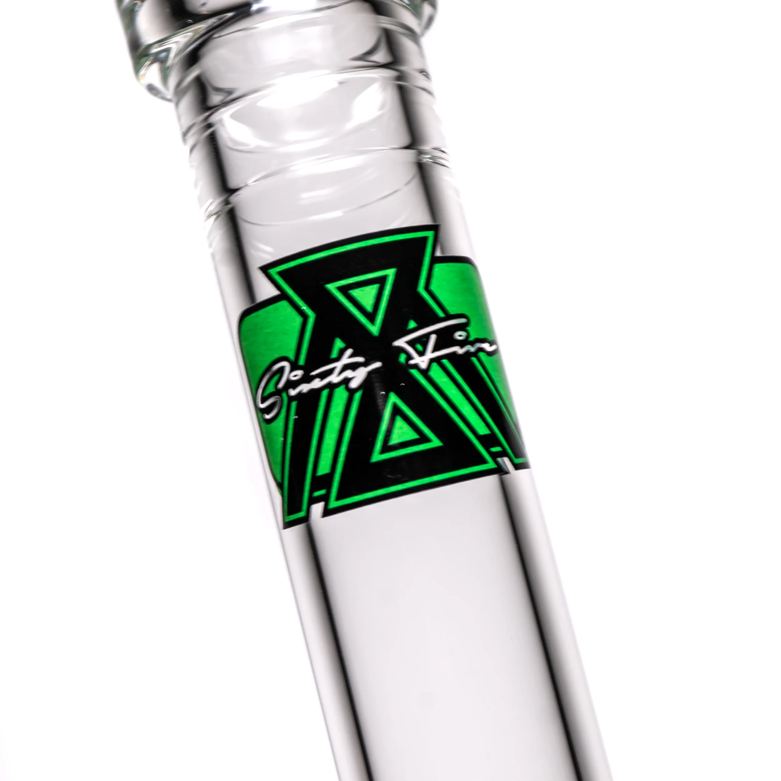 Moltn Glass - Sixty Five - Double Can Perc - Green Sig. - Image 3