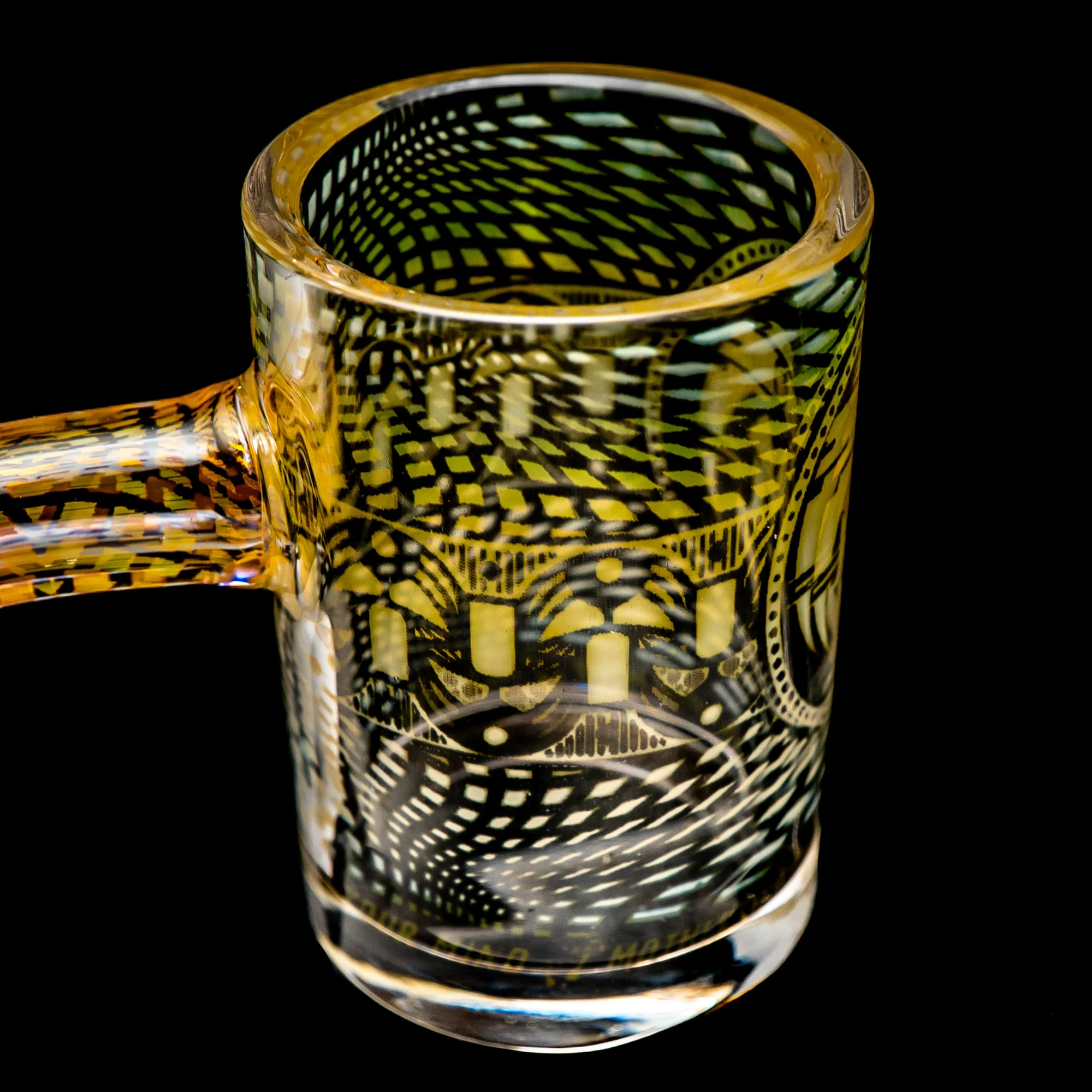 Mothership - Hologram Quartz Banger - 10mm Male 90° - "Open Mind" - Image 3