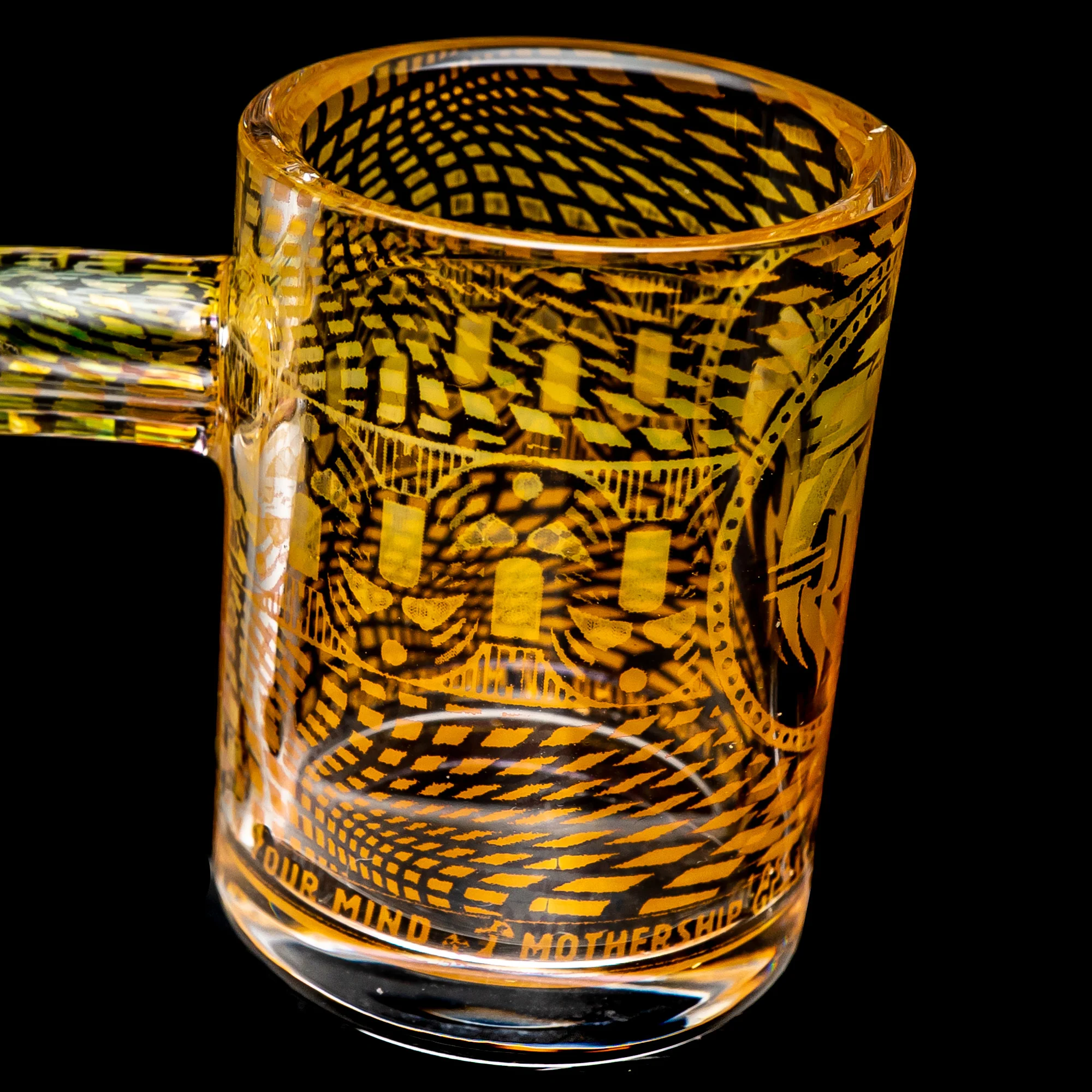 Mothership - Hologram Quartz Banger - 10mm Male 90° - "Open Mind" - Image 4