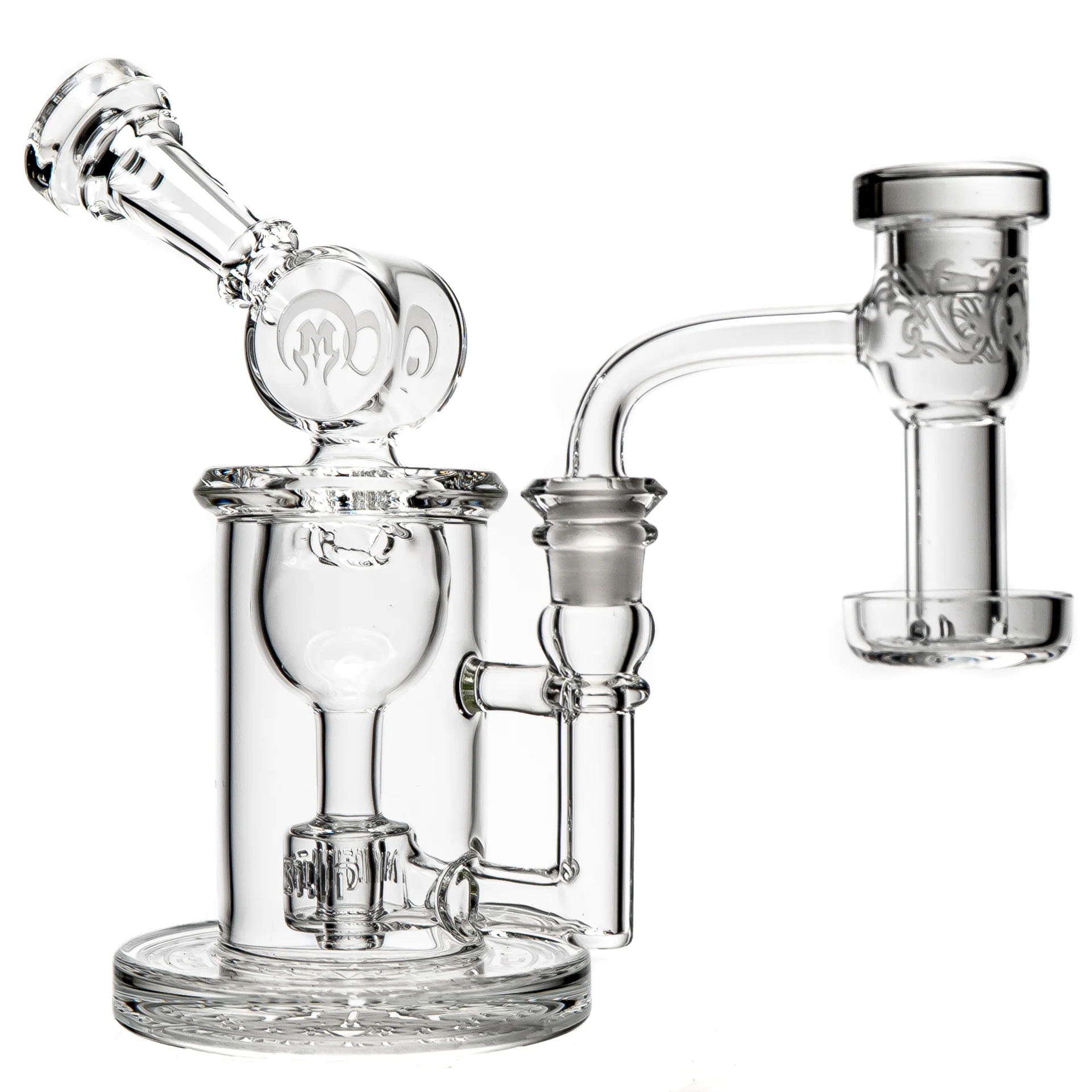 Mothership - Micro Torus w/ Slurper Set - Straight Can - Clear - Image 2