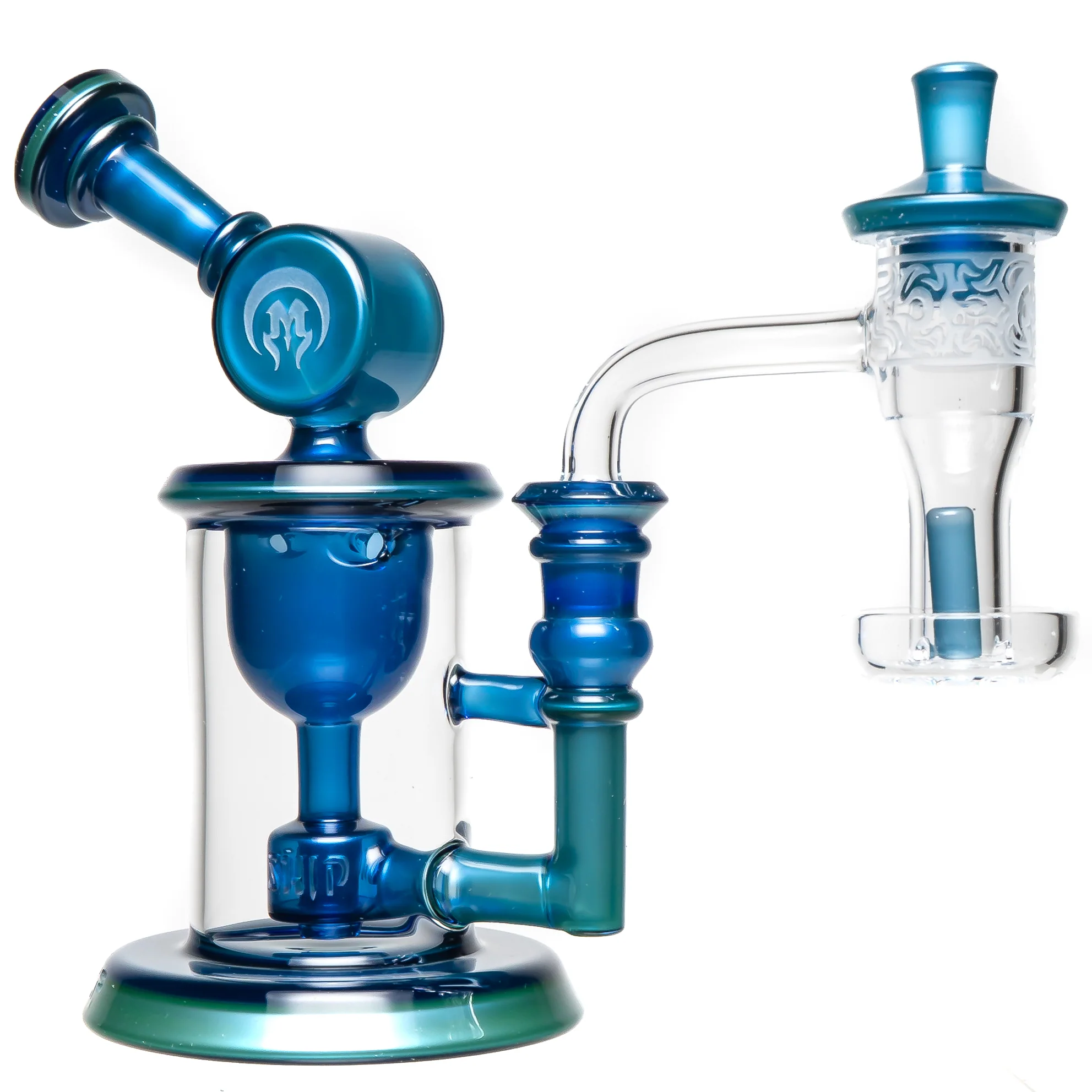 Mothership - Micro Torus w/ Slurper Set - Straight Can - Cobalt x Chromium - Image 8