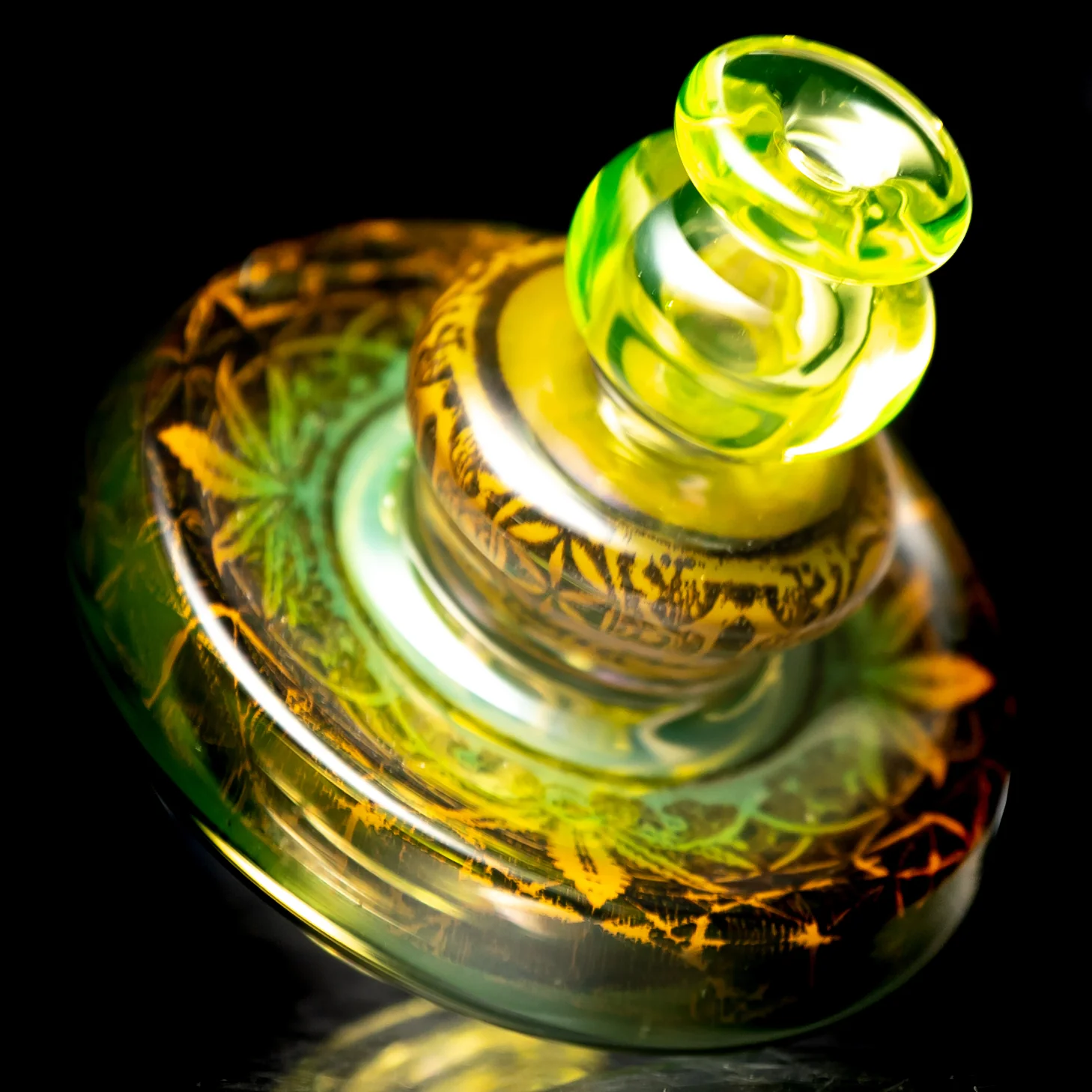 Mothership - Spinner Cap - Green - "Sacred Garden" - Image 3