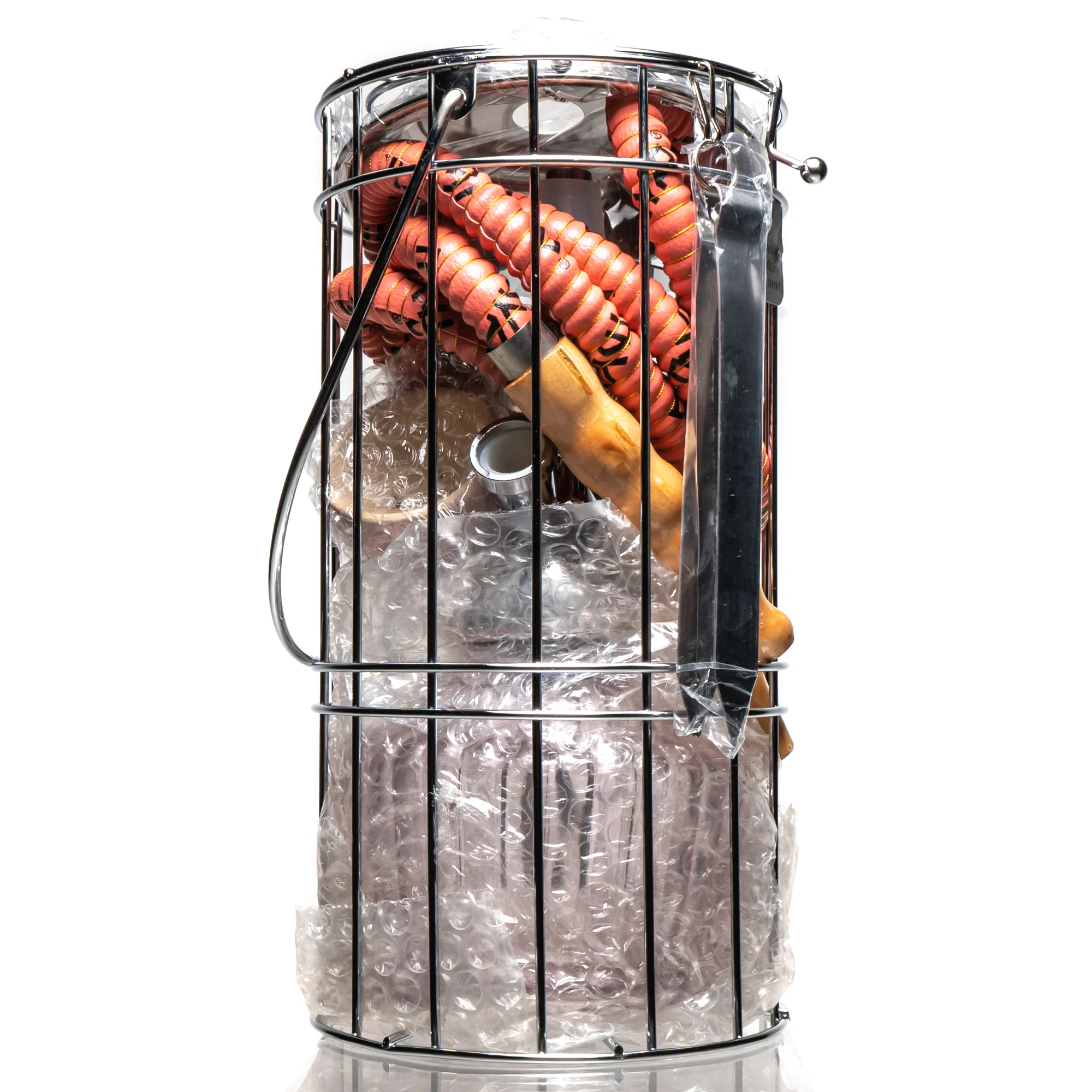 MYA - Premium Hookah - QT w/ Cage Basket - Pink - Image 2