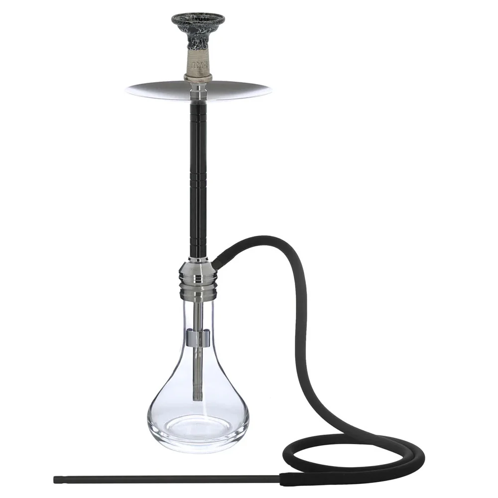 MYA - Stainless Steel Hookah - Clio 124A - Black