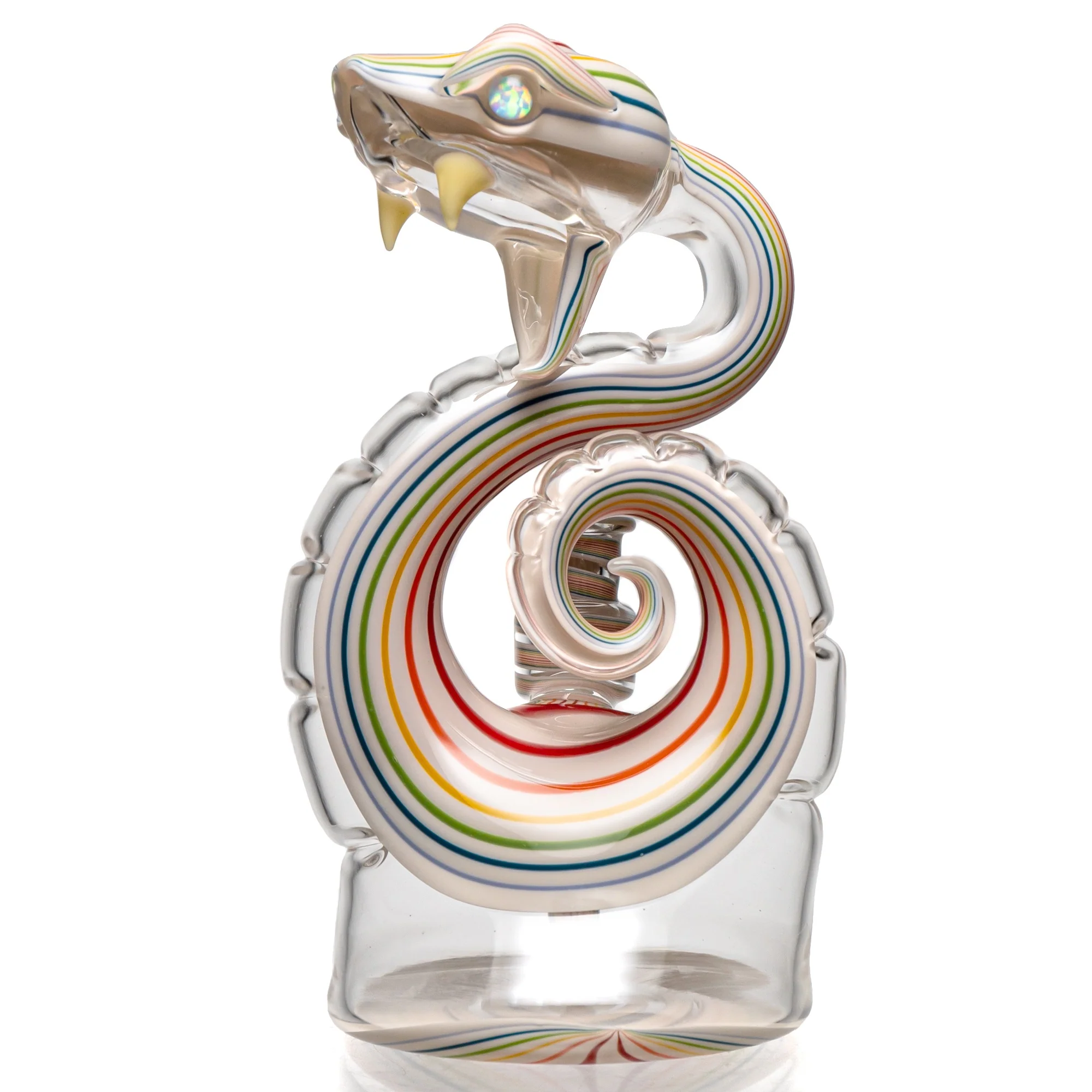Niko Cray - Snake - UV Lucy & Star White w/Rainbow Linework