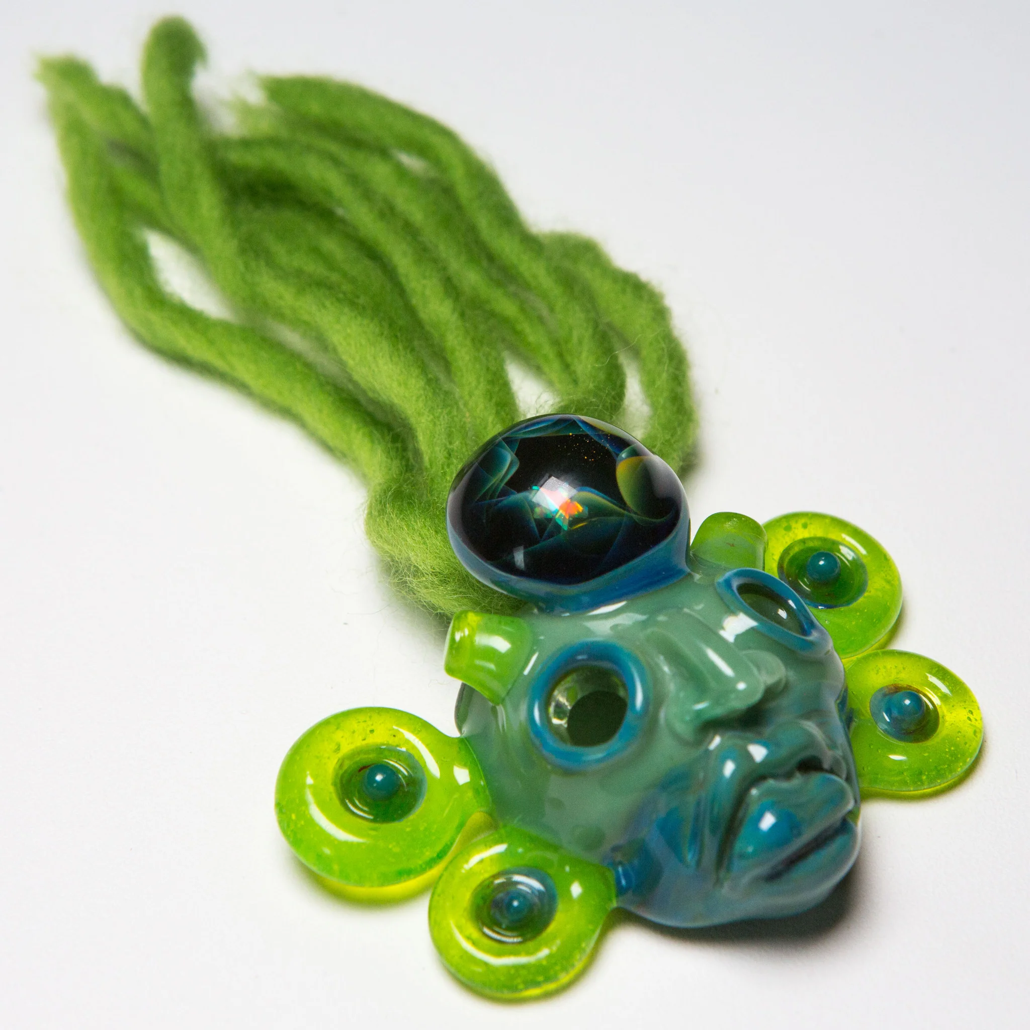 Northern Lights X Ghost - Mayan Pendant - Image 3