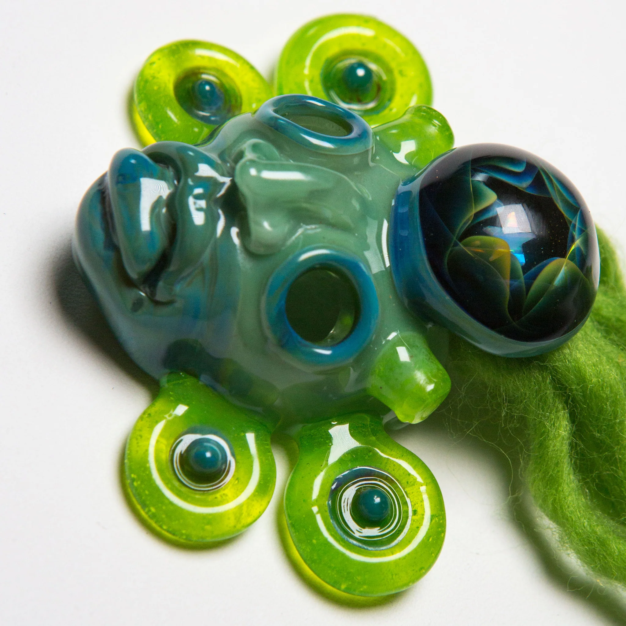 Northern Lights X Ghost - Mayan Pendant - Image 4