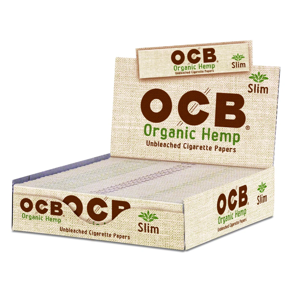OCB - King Size Slim Organic Hemp - 24 Pack Box
