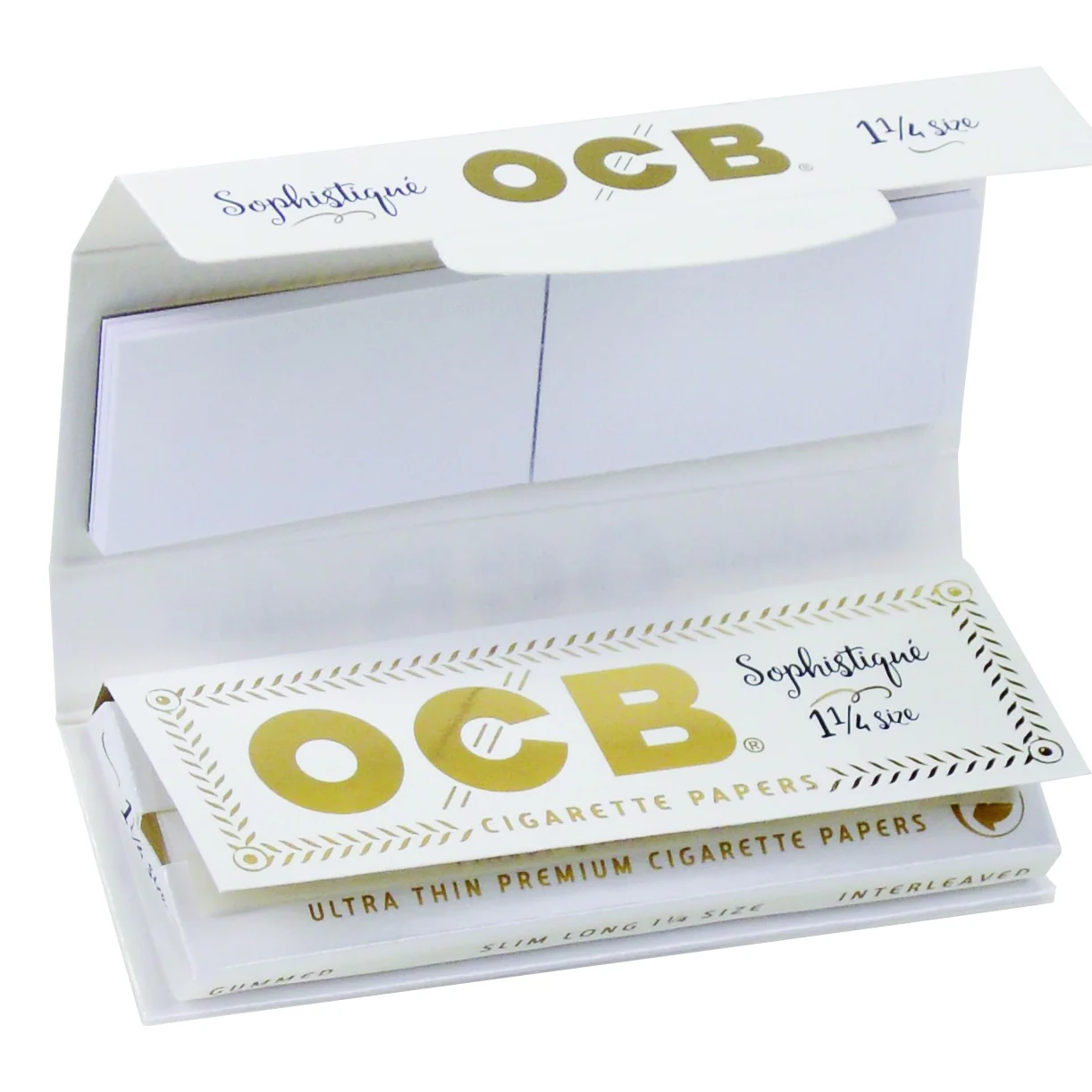 OCB - 1.25 Sophistique Flax Rolling Papers + Tips - Single Pack