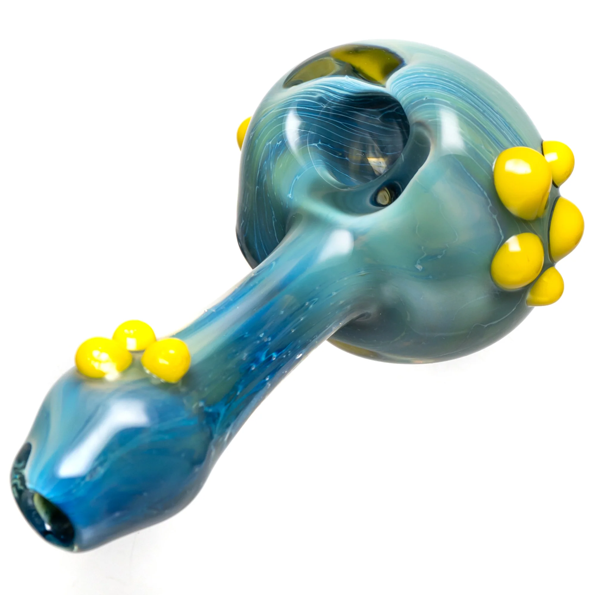 Orian - Honeycomb Spoon - Light Blue & Canary - Image 3