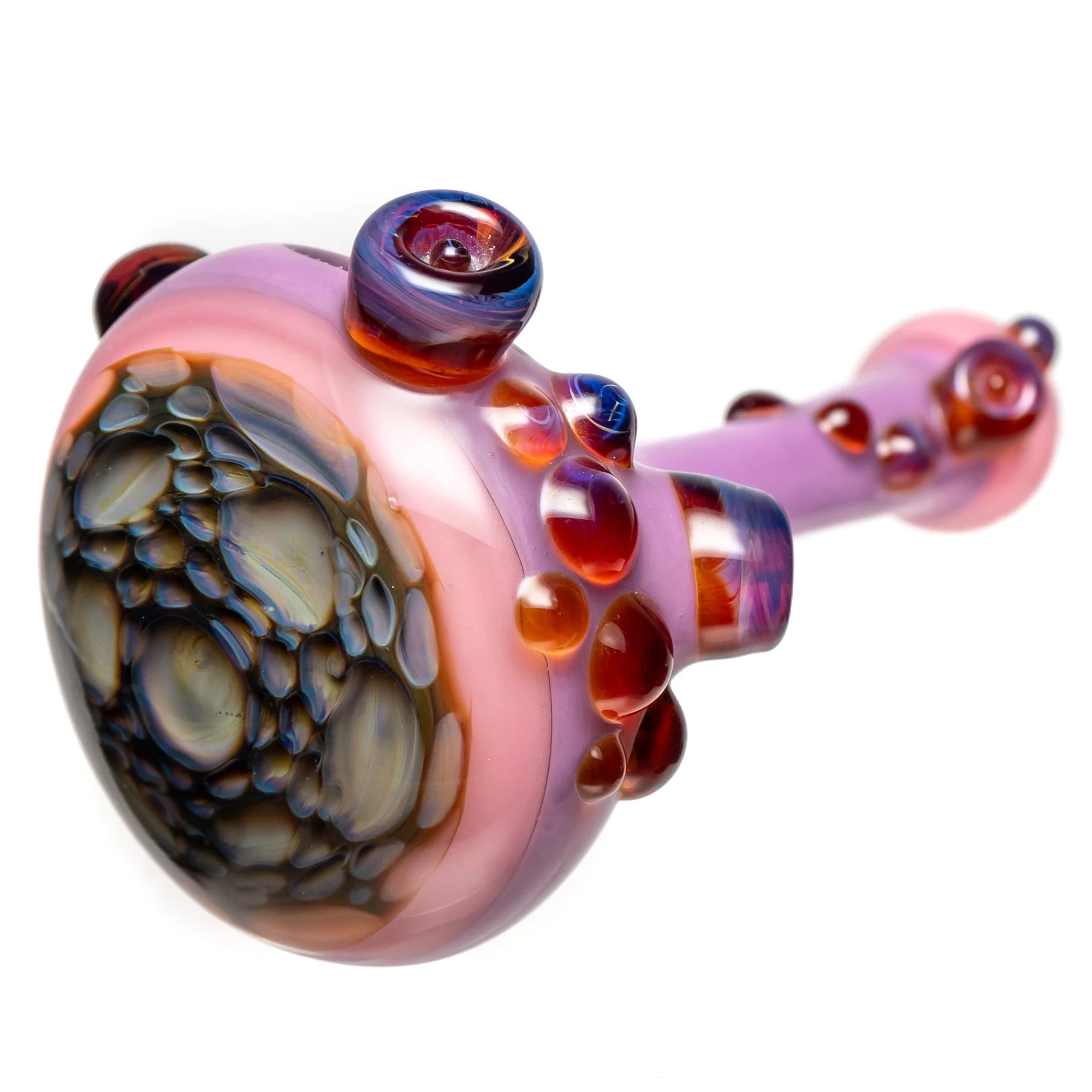 Orian - Honeycomb Spoon -  Pink & Purple w/ Amber Purple